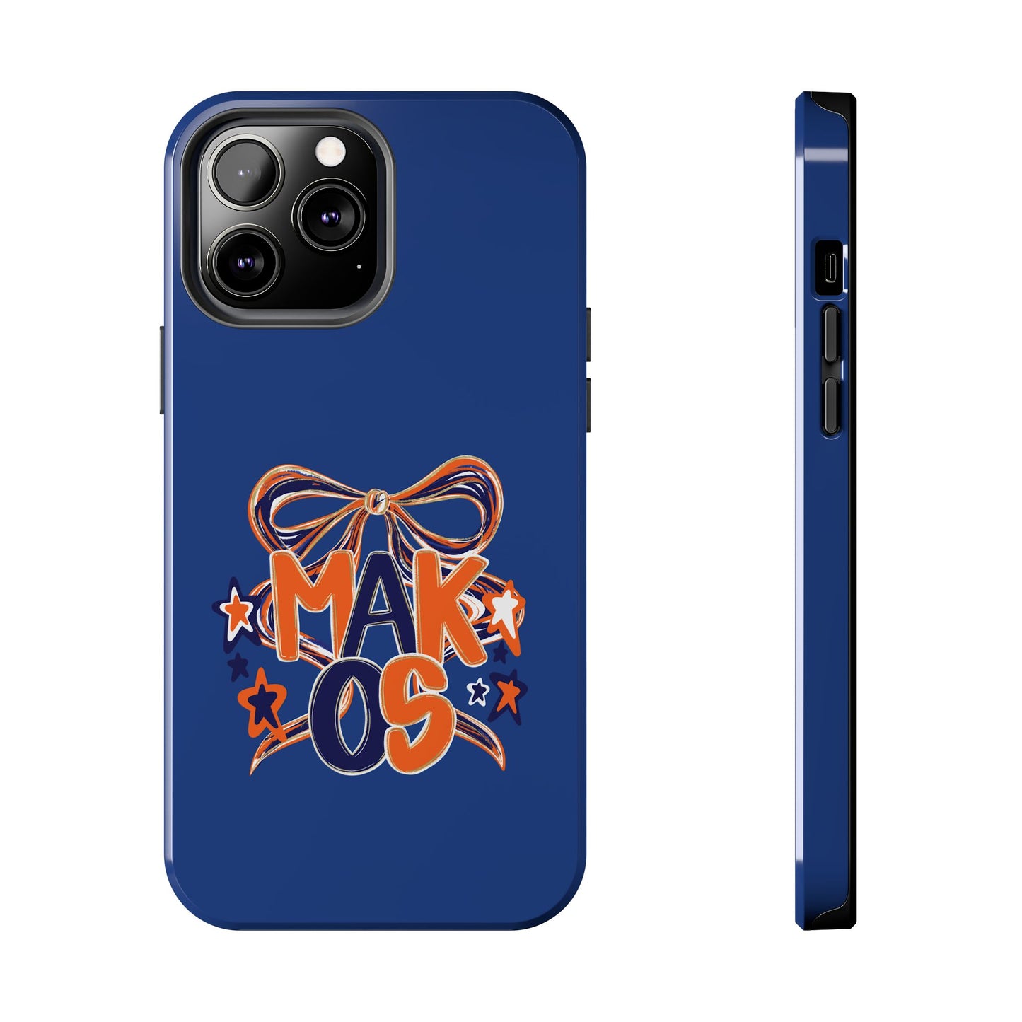 Makos Twirly Ribbon Iphone & Samsung Tough Phone Cases