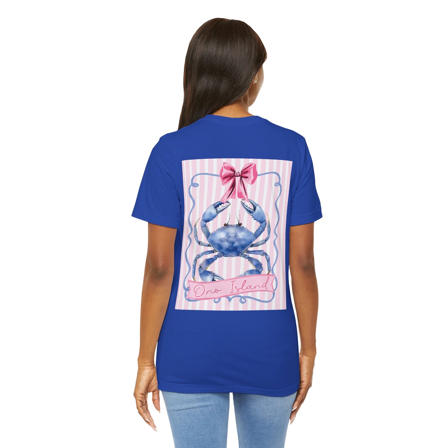 Adult Ono Island Preppy Crab T-Shirt - Bella Canvas