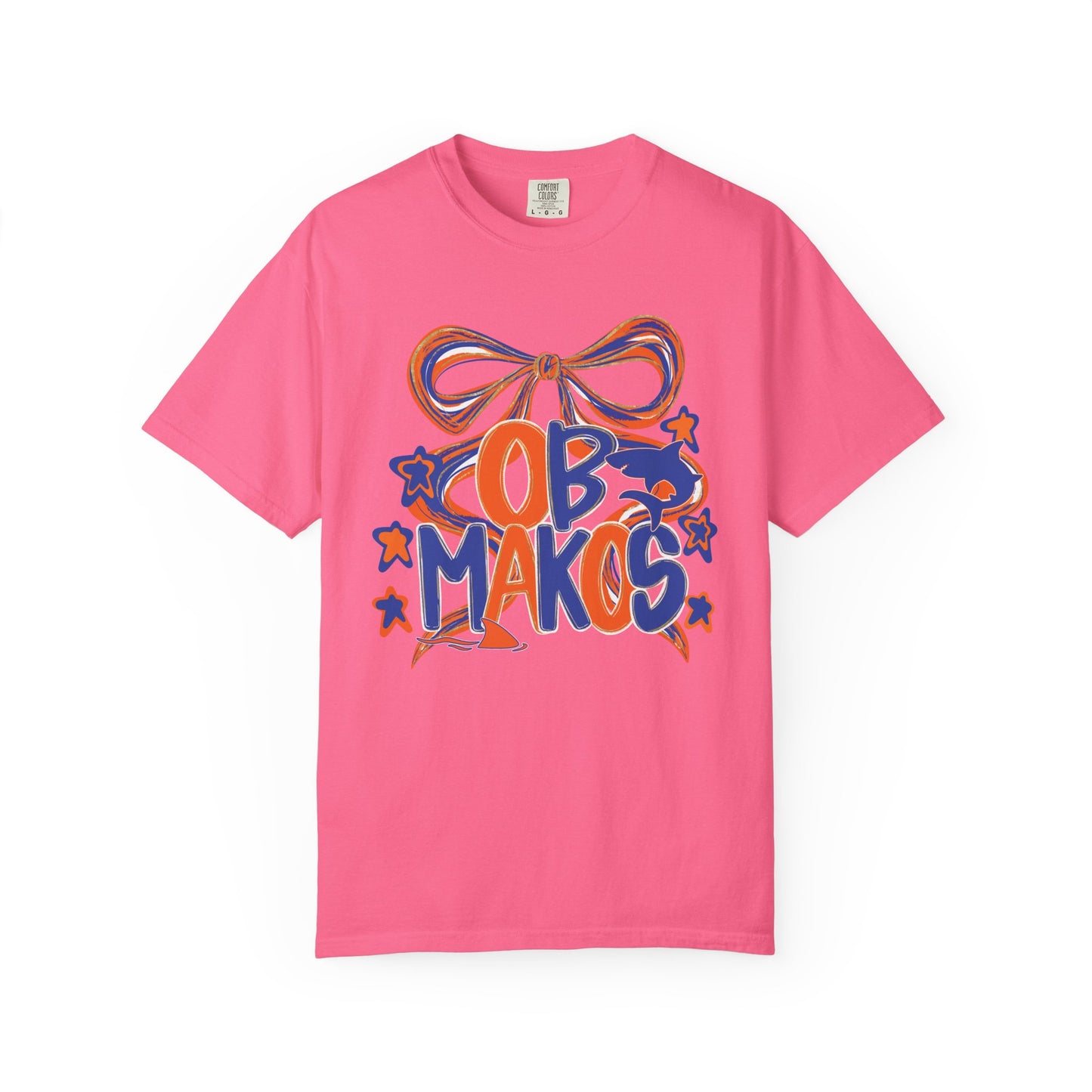 Adult OB Makos Bow Tee - Comfort Colors