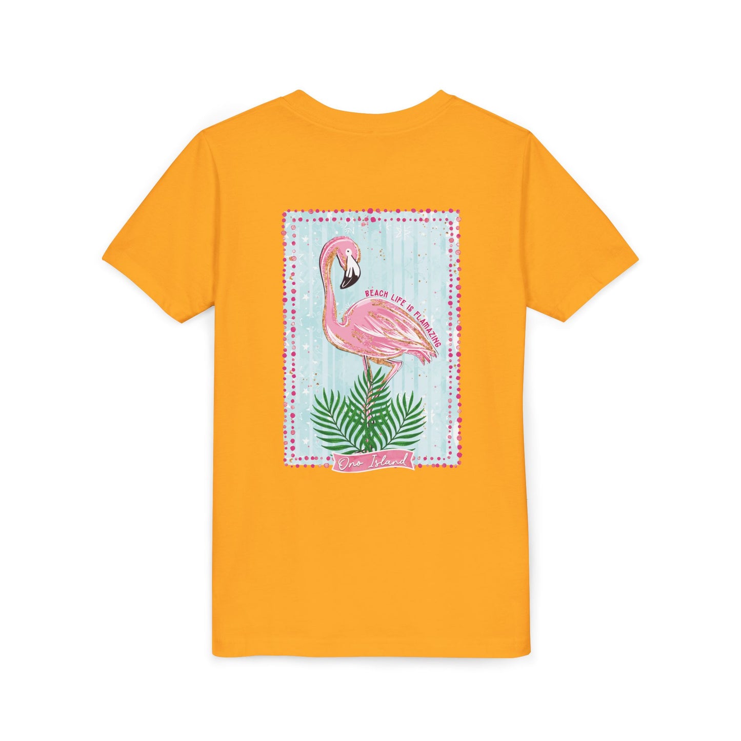 Beach Life is Flamazing Flamingo Tee - Bella Canvas