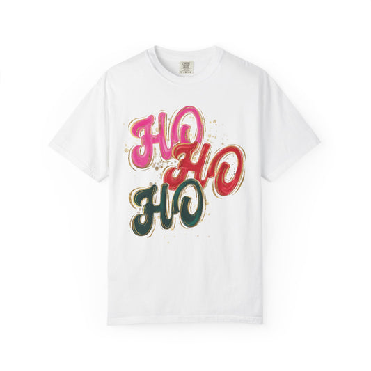 Ho Ho Ho Christmas Tee- Comfort Colors