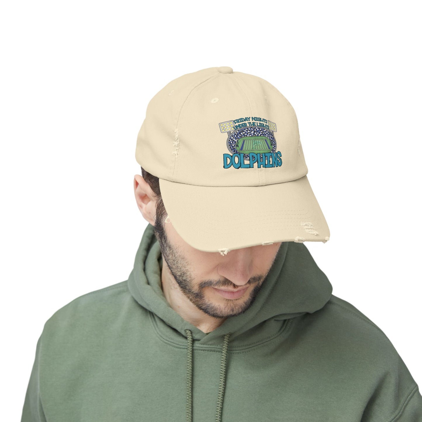 Dolphins Friday Night Lights Unisex Distressed Cap