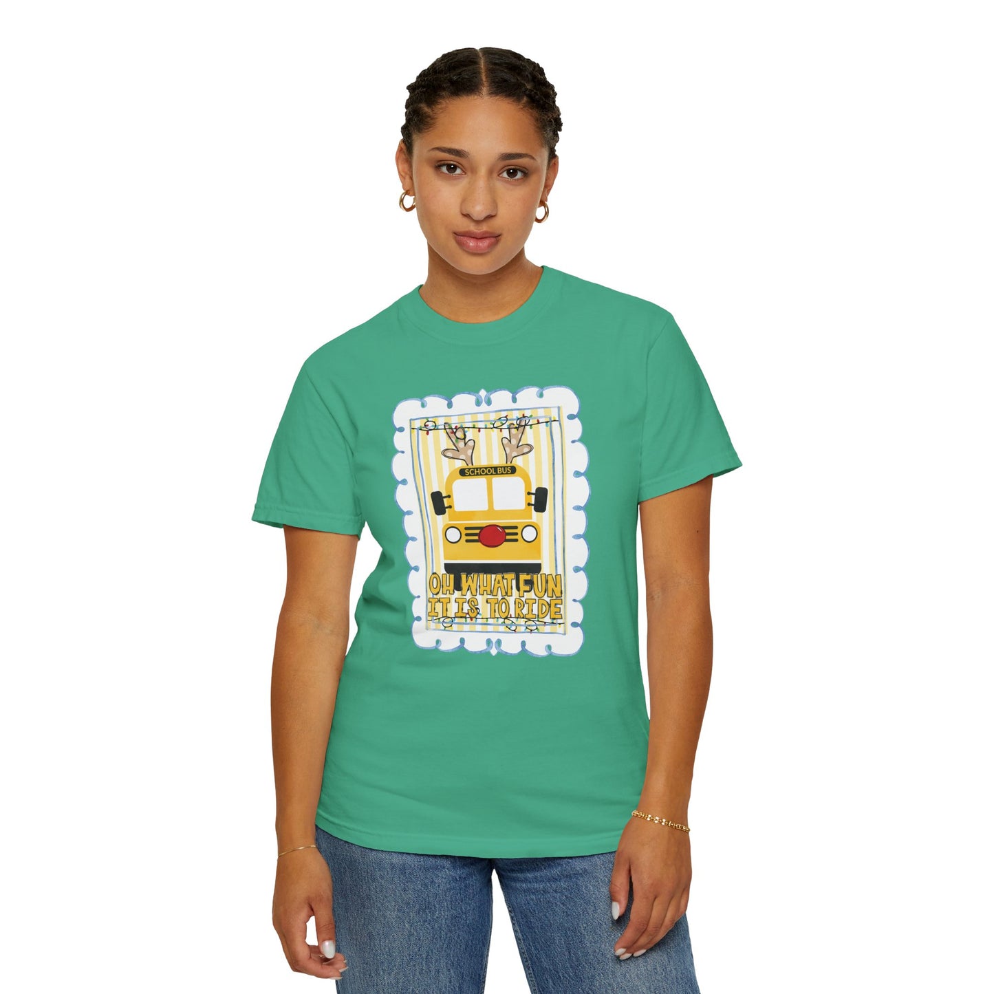 Christmas Bus Driver Tee - Comfort Colors