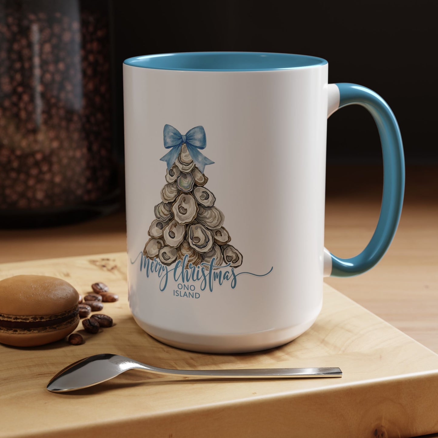Ono Island Christmas Oyster Tree Mug