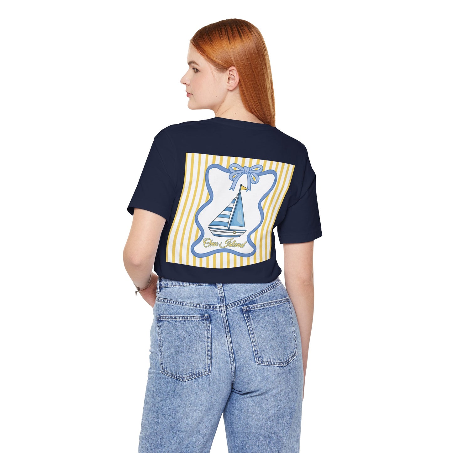 Adult Coquette Sailboat Tee - Bella Canvas