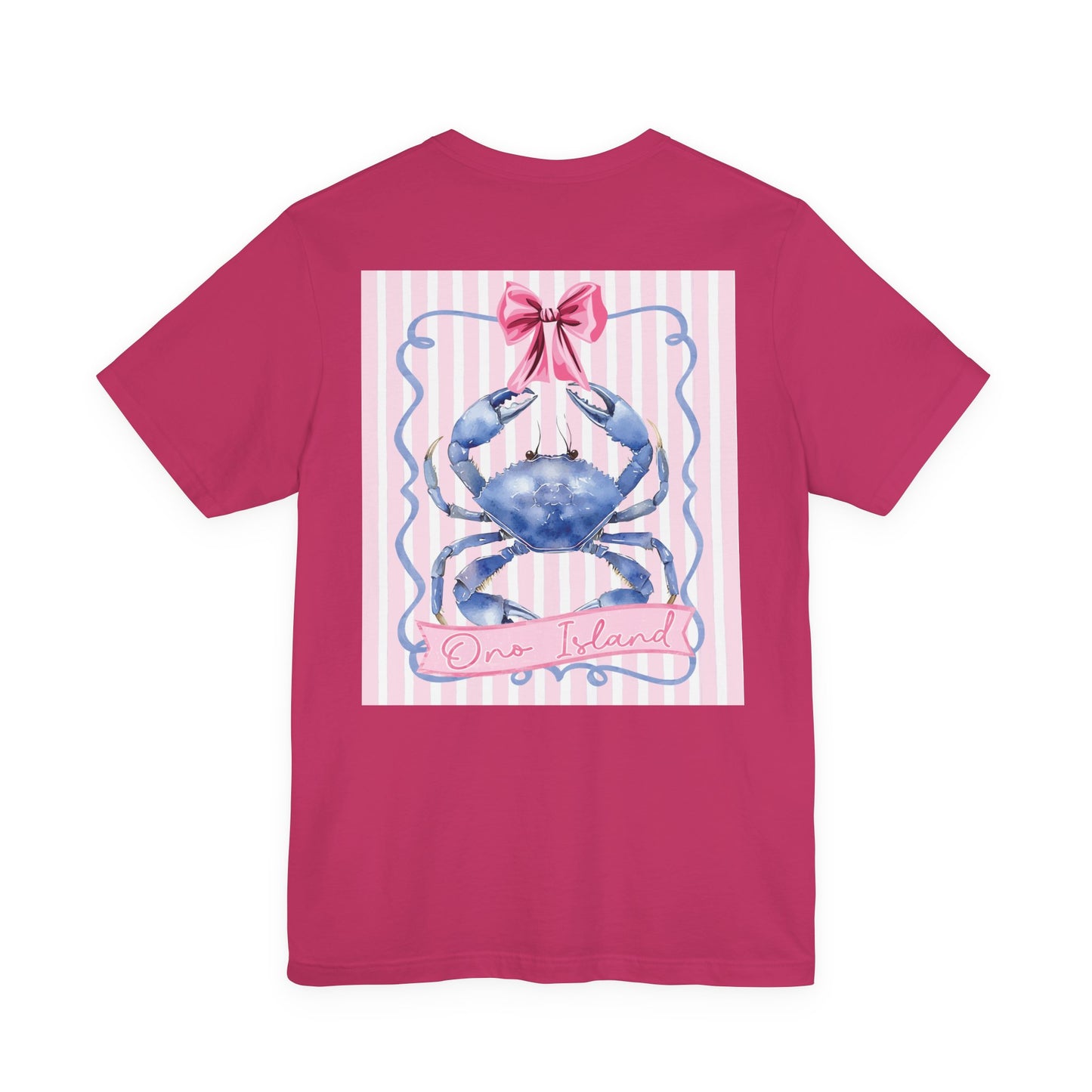 Adult Ono Island Preppy Crab T-Shirt - Bella Canvas