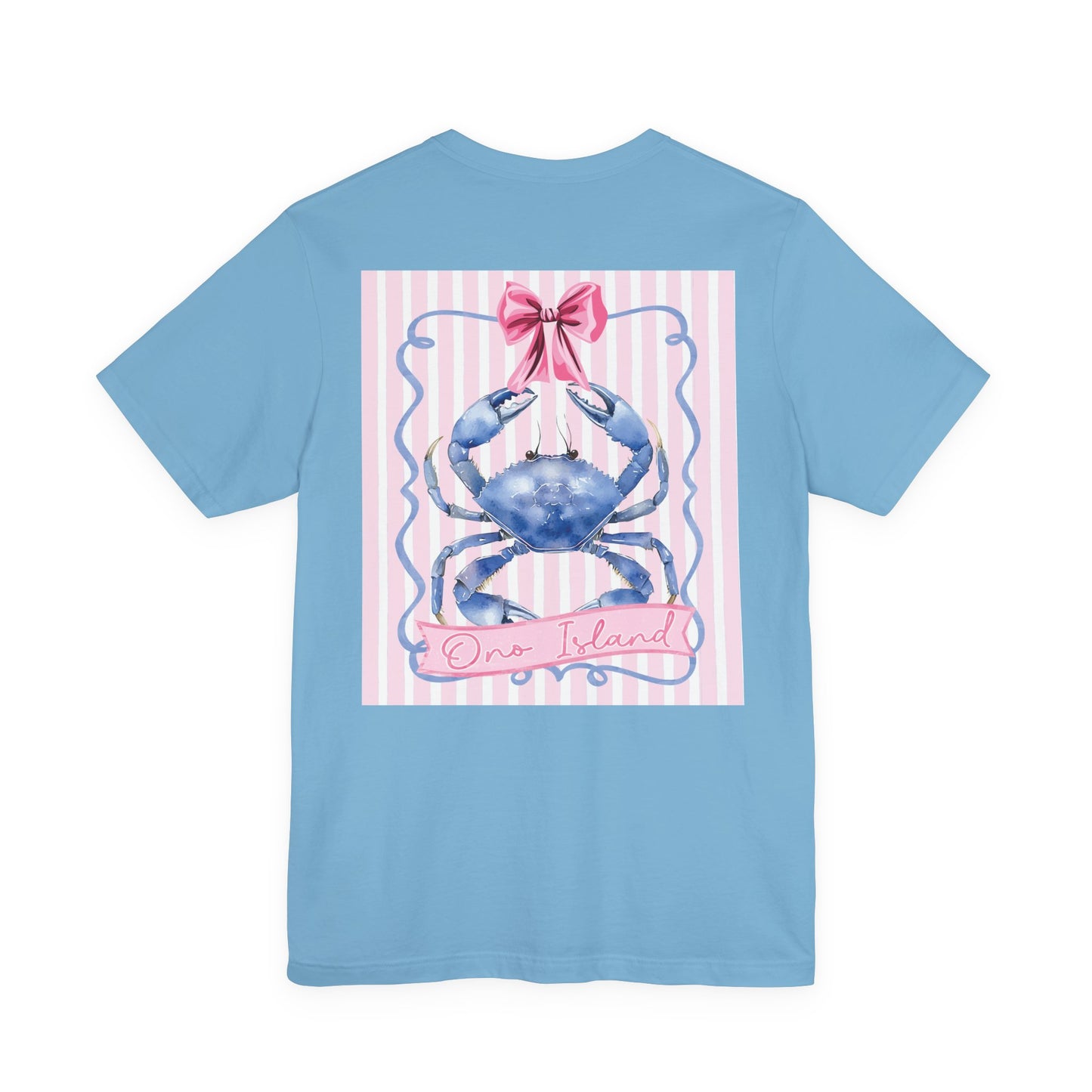 Adult Ono Island Preppy Crab T-Shirt - Bella Canvas
