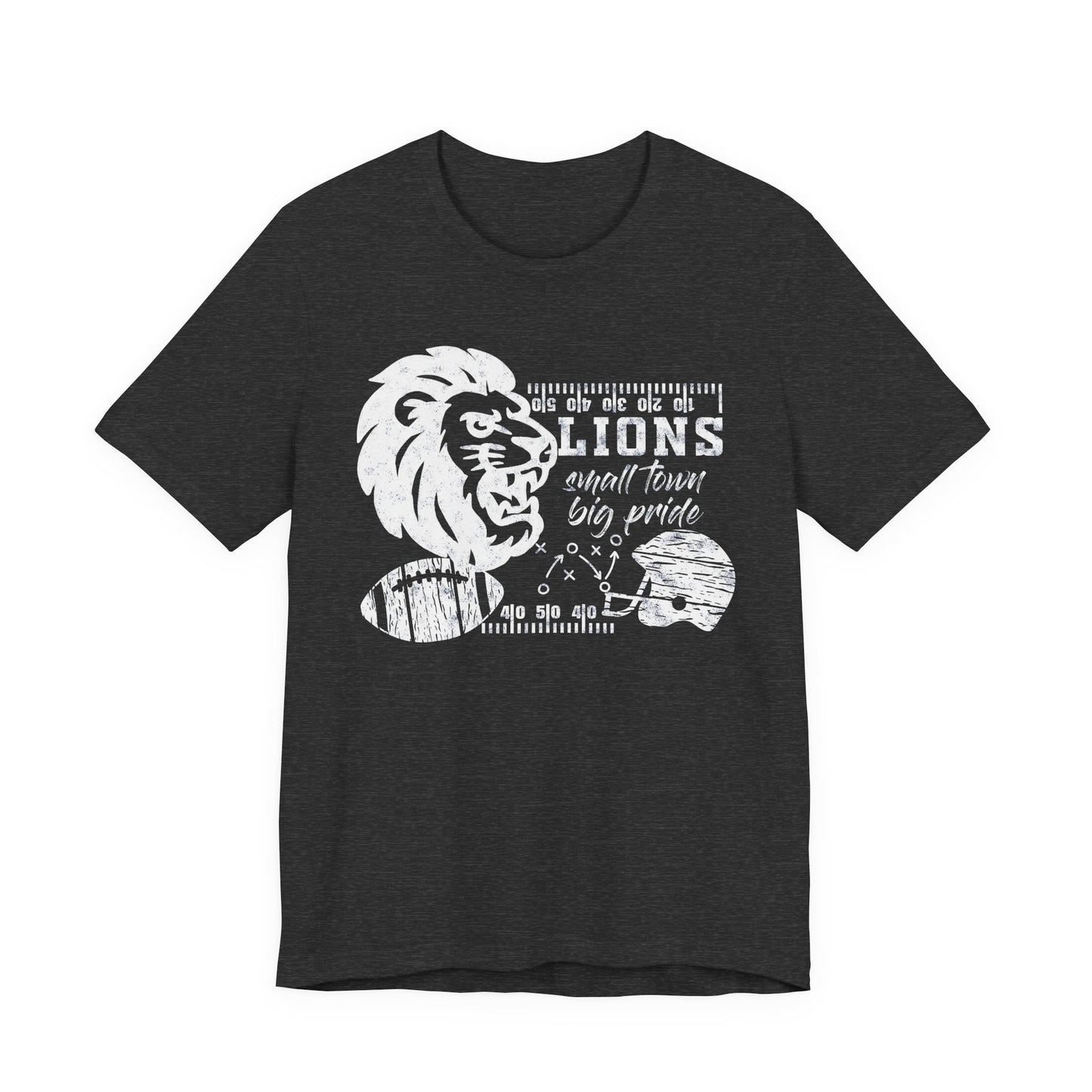 Lion Small Town Big Pride Tee - Bella Canvas