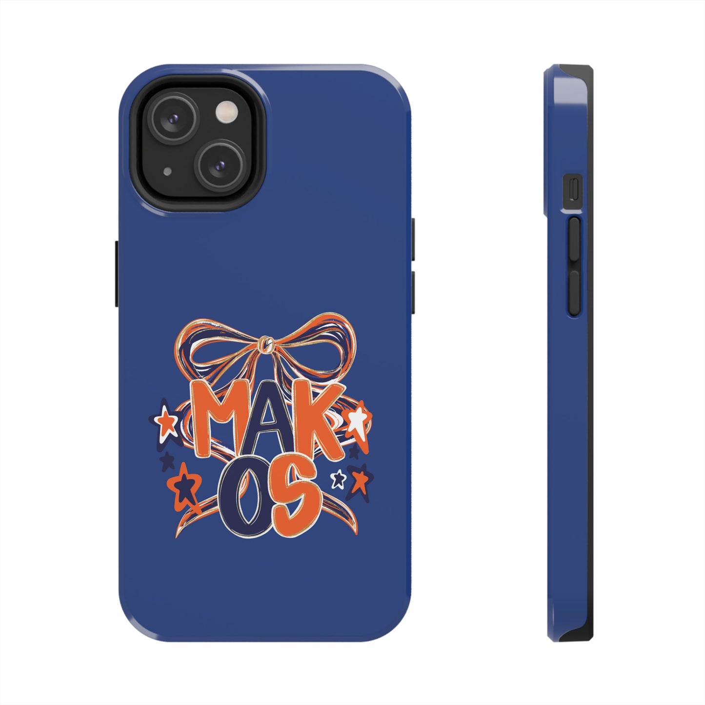 Makos Twirly Ribbon Iphone & Samsung Tough Phone Cases