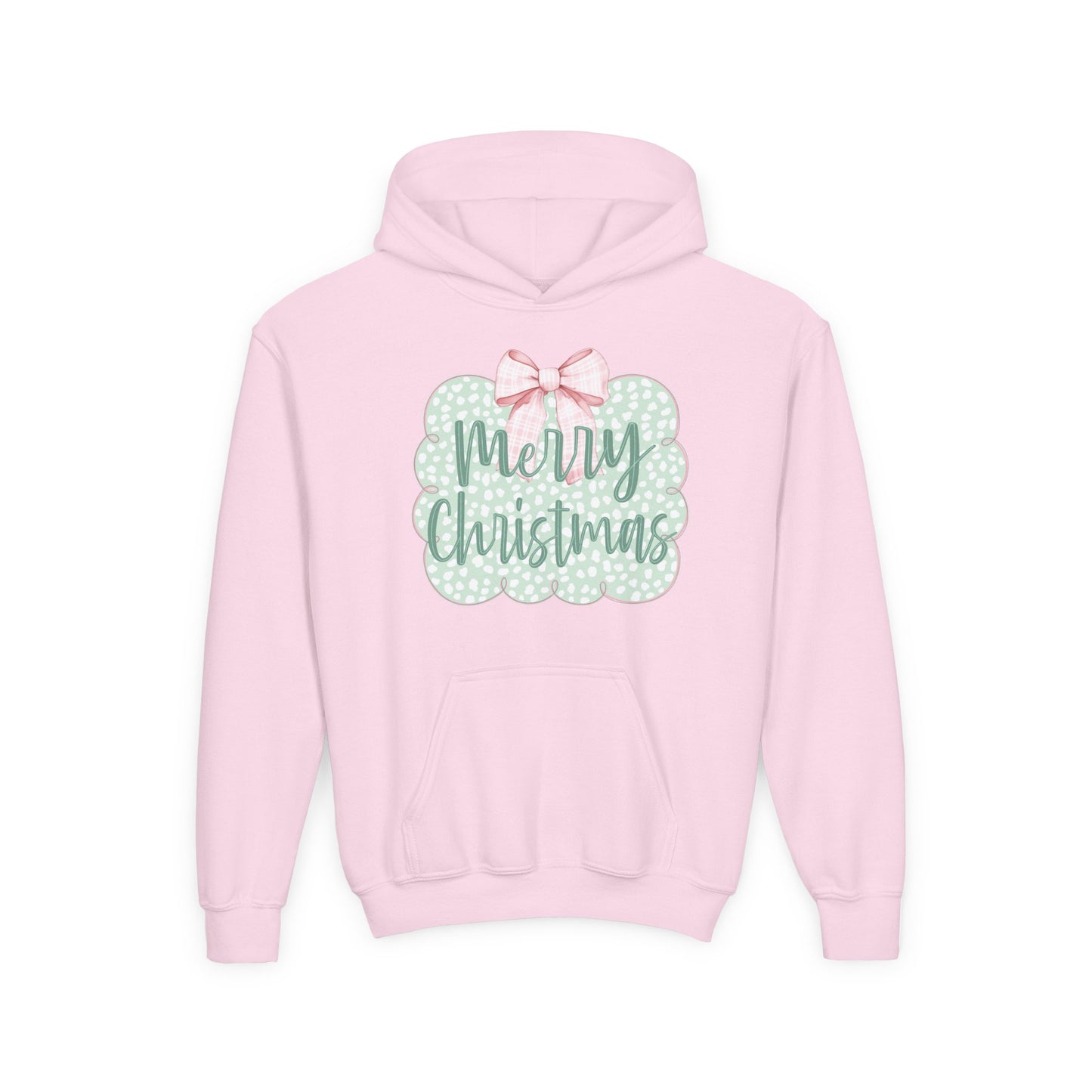 Merry Christmas Youth Hoodie - Gildan