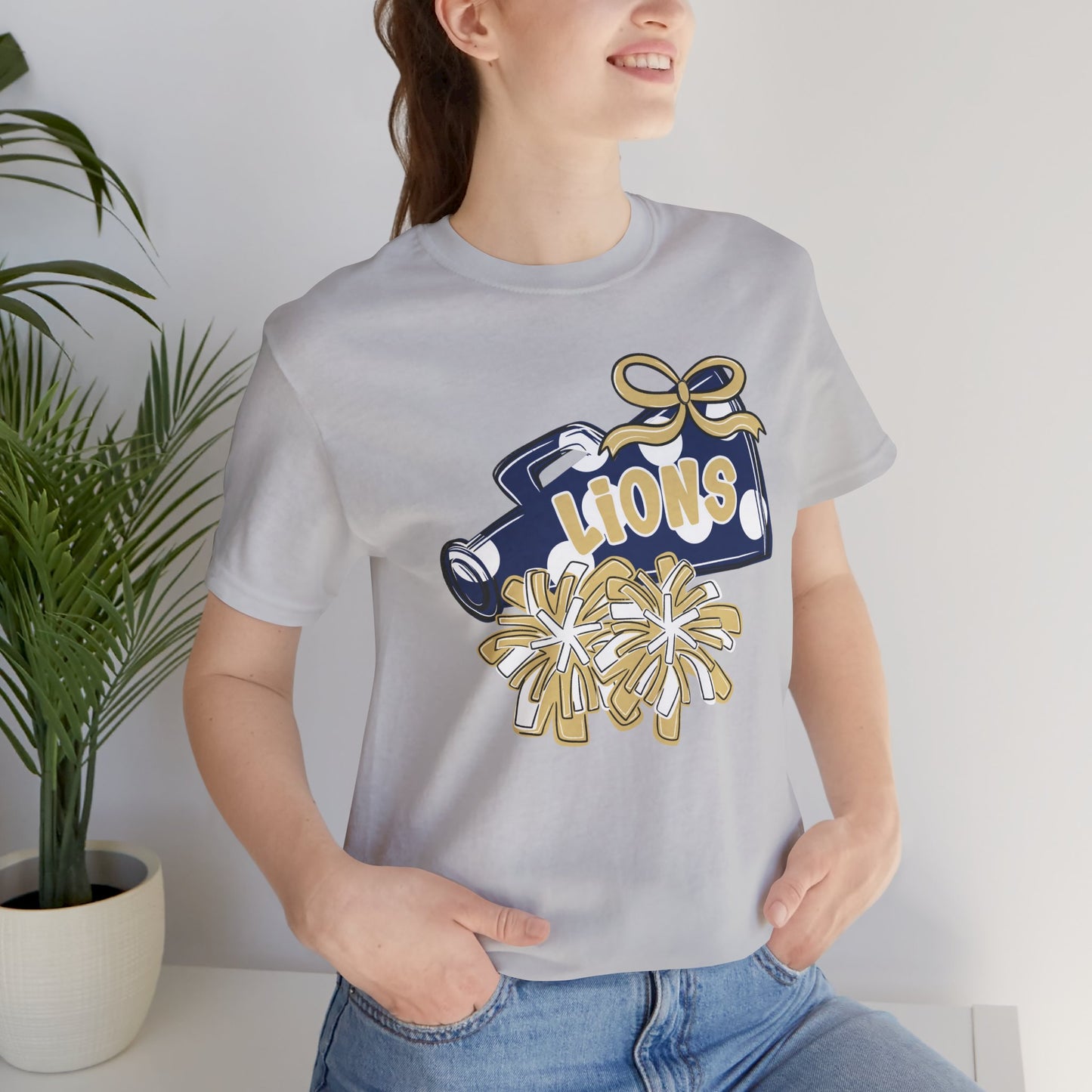 Lions Cheer Spirit Tee - Bella Canvas