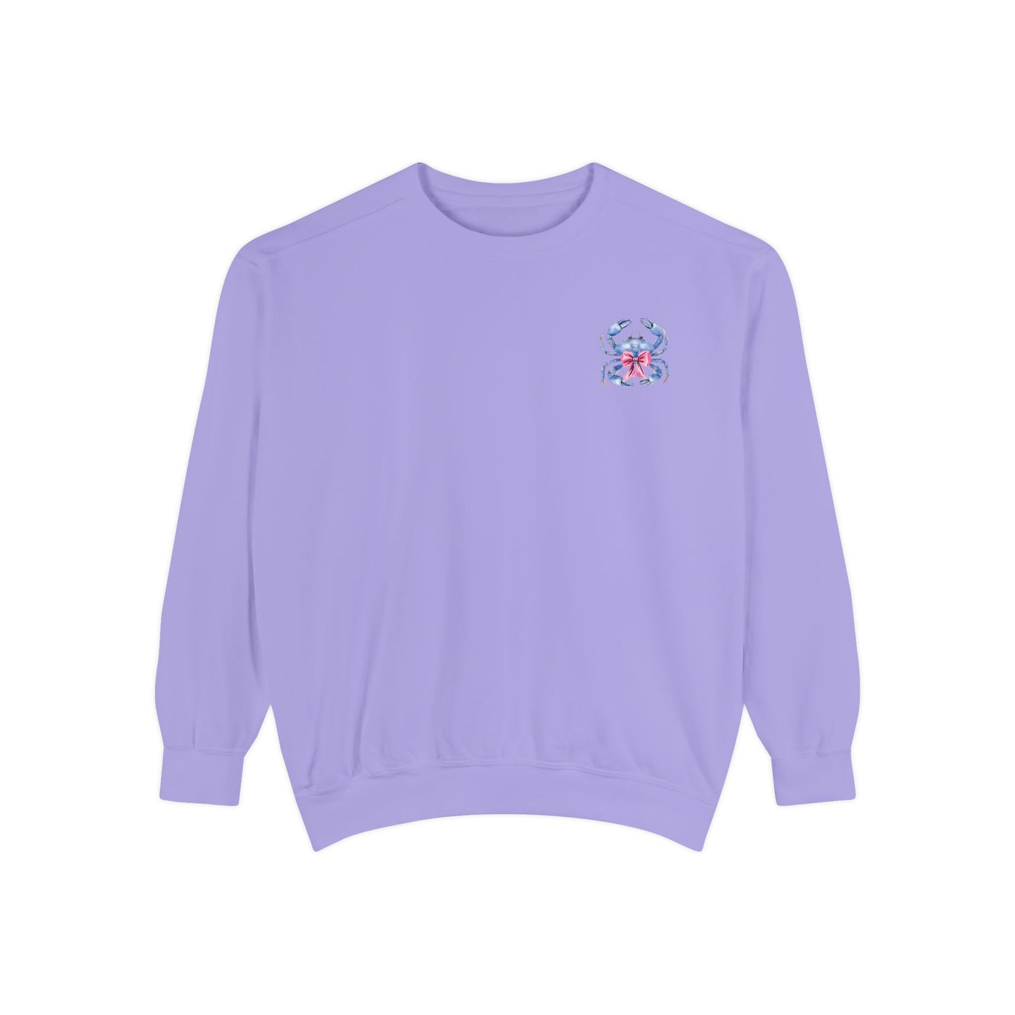 Adult Ono Island Preppy Crab Sweatshirt - Comfort Colors