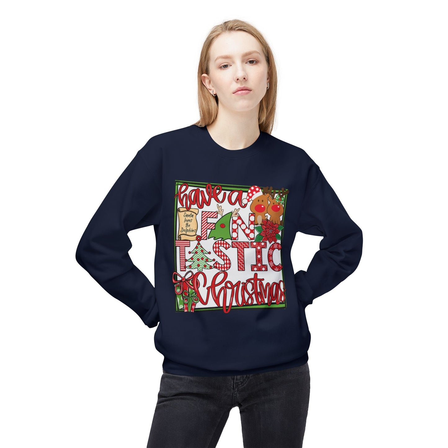 GS Dolphins Christmas - Gildan