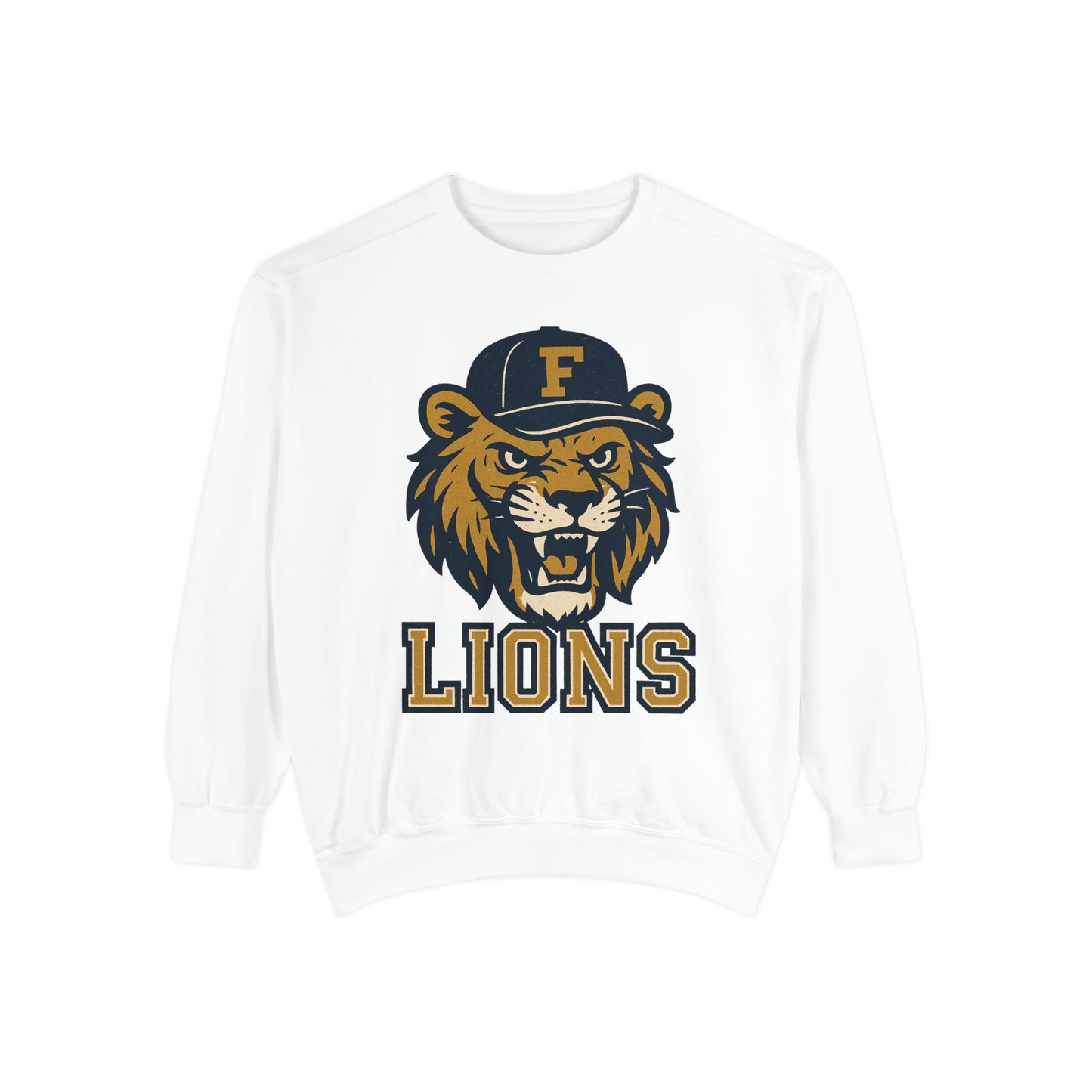 Adult Retro Roaring Lions Sweatshirt - Comfort Colors
