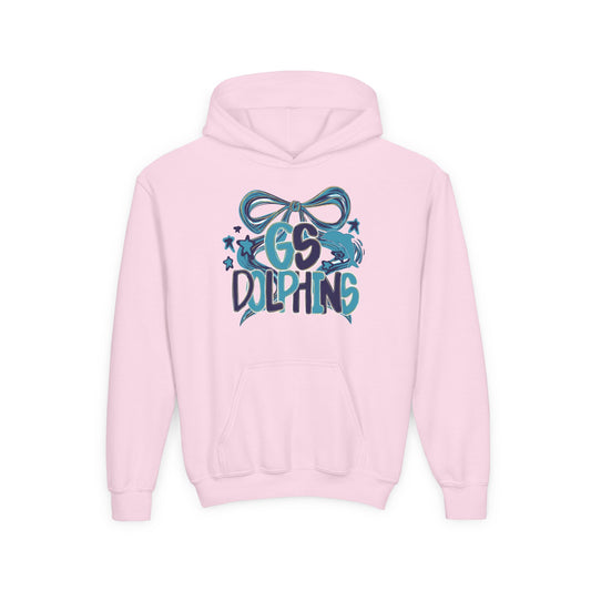 GS Dolphins Youth Hoodie - Gildan