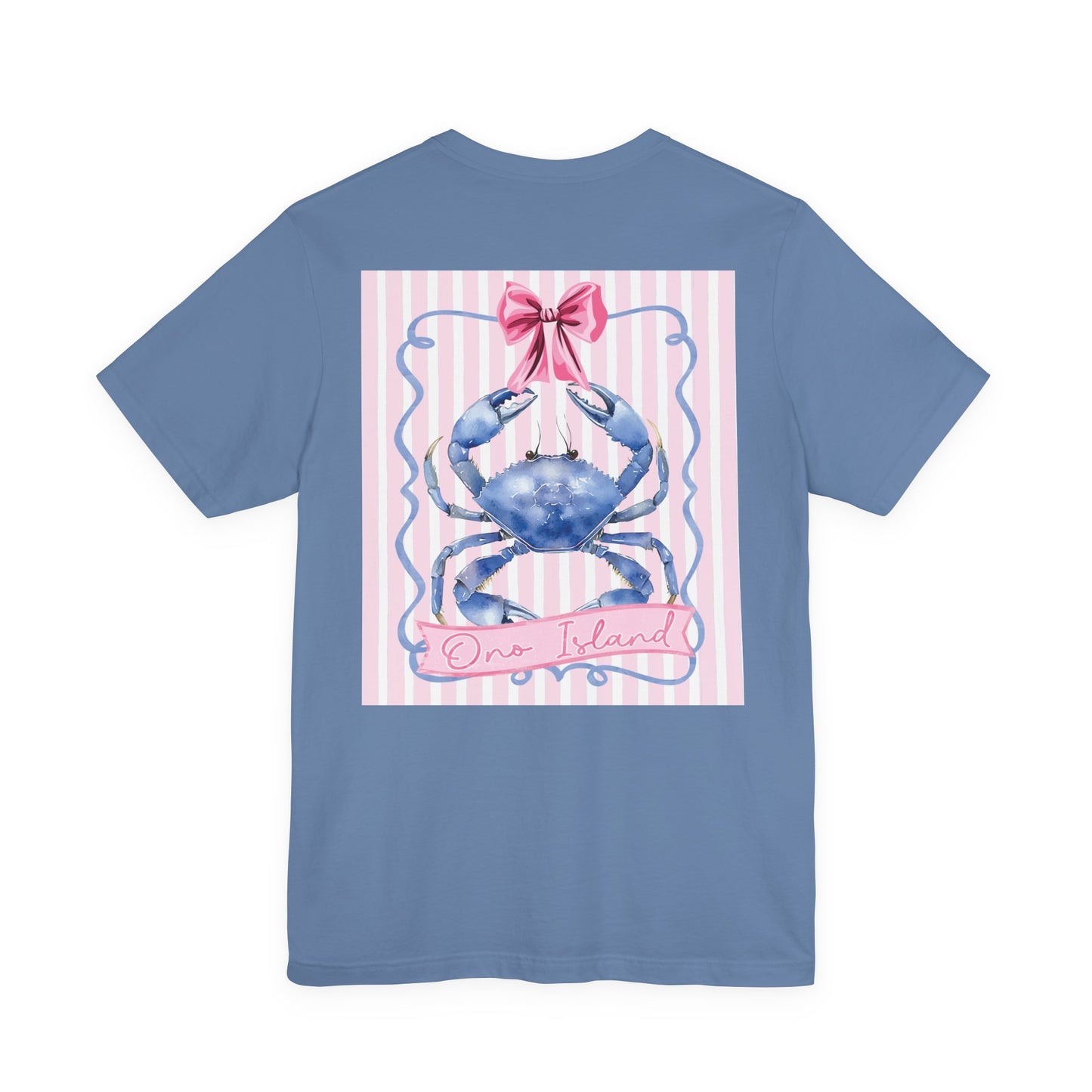 Adult Ono Island Preppy Crab T-Shirt - Bella Canvas