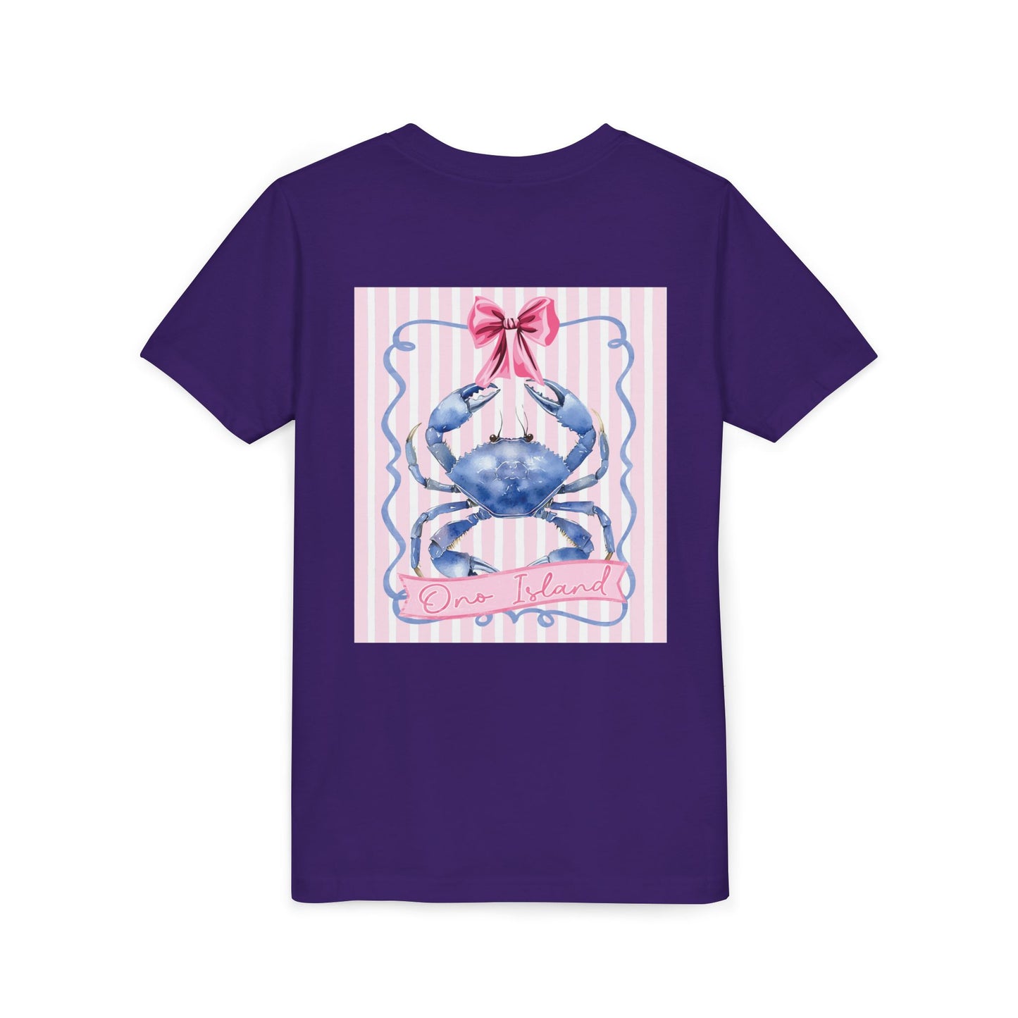 Youth Ono Island Preppy Crab Tee - Bella Canvas