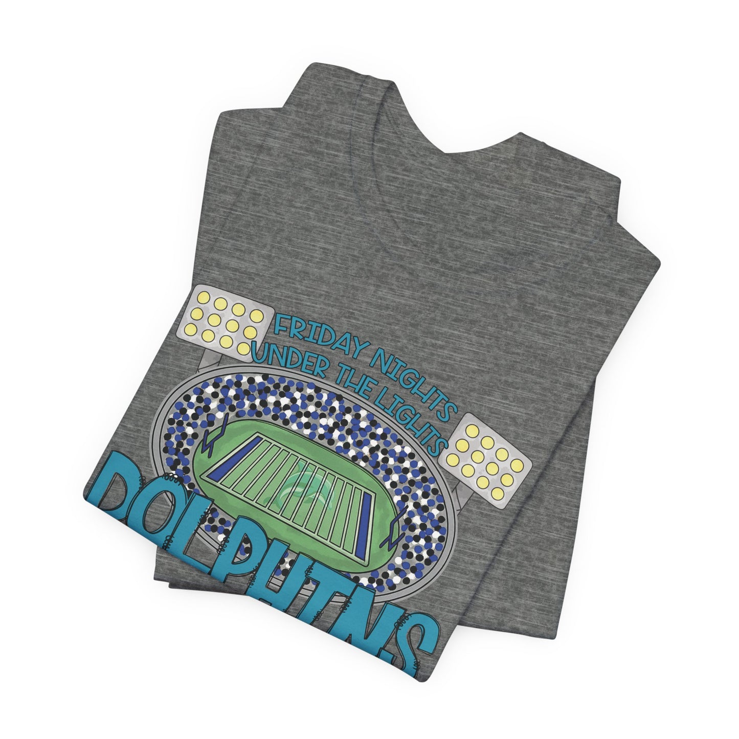 Adult Dolphins Friday Nights Under the Lights Tee