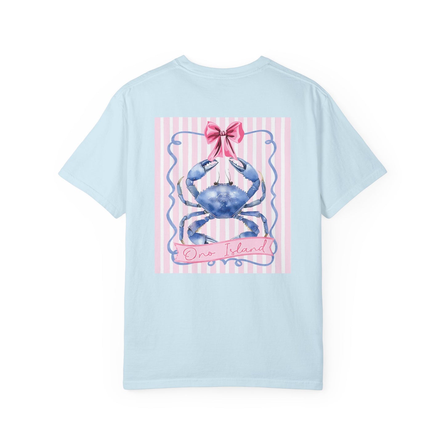 Adult Ono Island Preppy Crab Tee - Comfort Colors