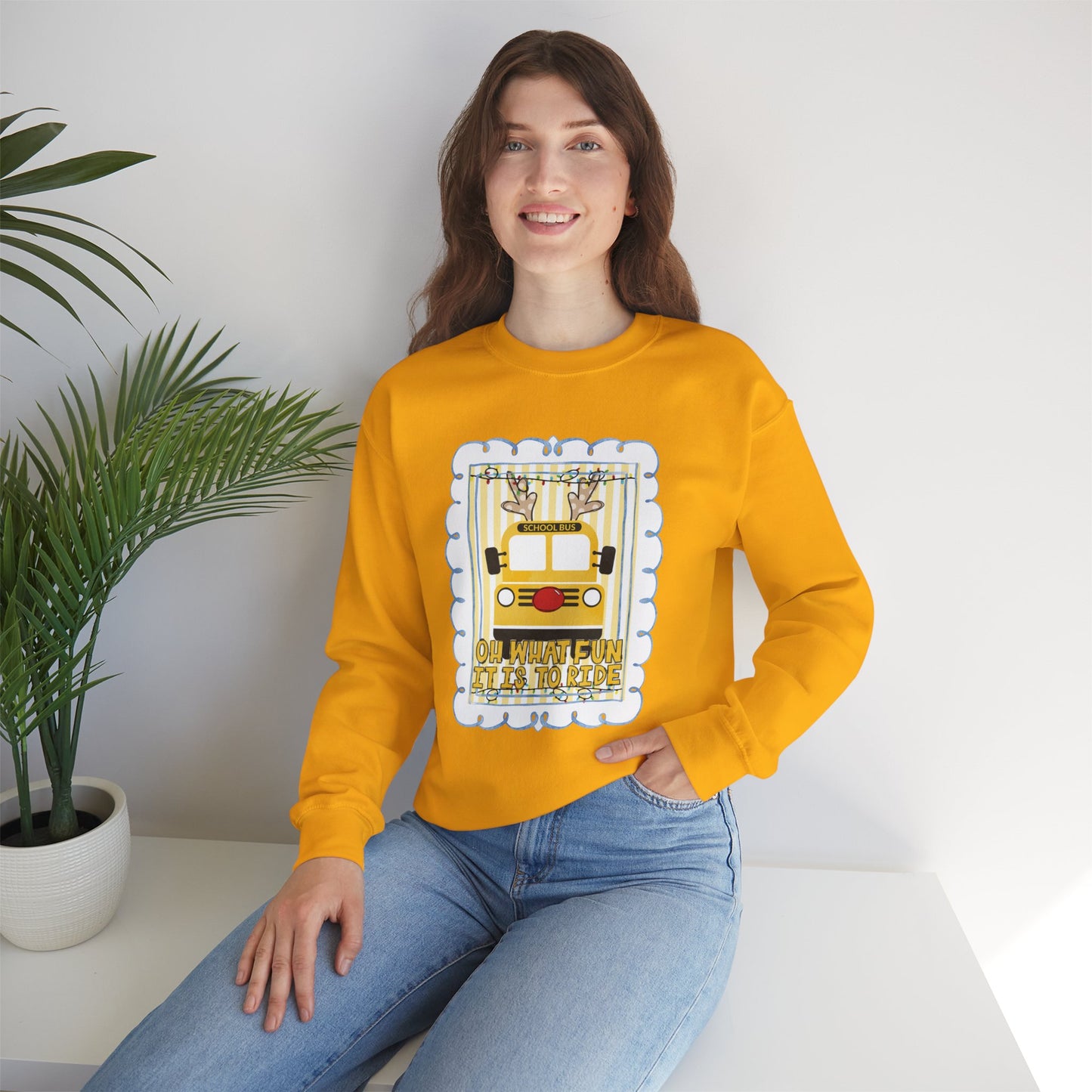 Christmas Bus Driver Sweatshirt - Gildan