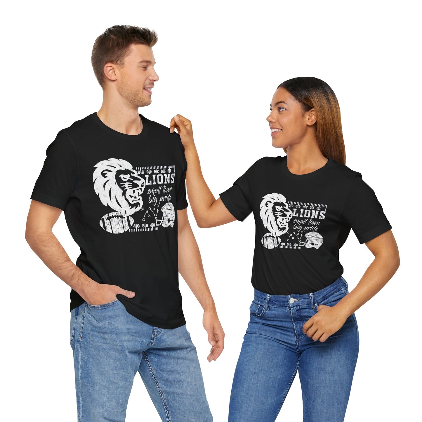 Lion Small Town Big Pride Tee - Bella Canvas