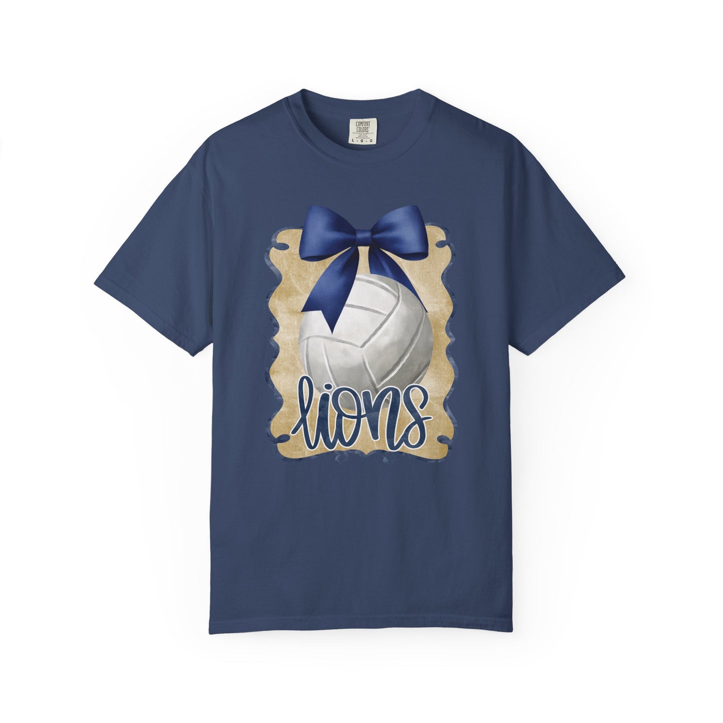 Adult Foley Lions Volleyball Tee - Comfort Colors