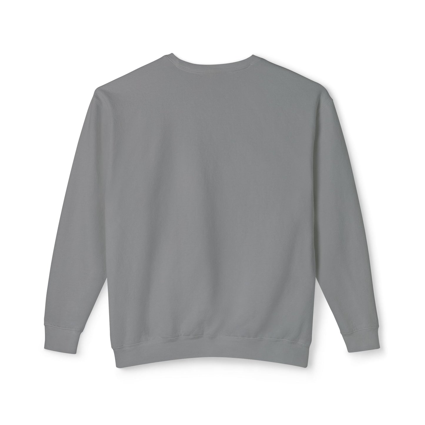 Adult Life of a Dolphin Faux Glitter Sweatshirt - Comfort Colors