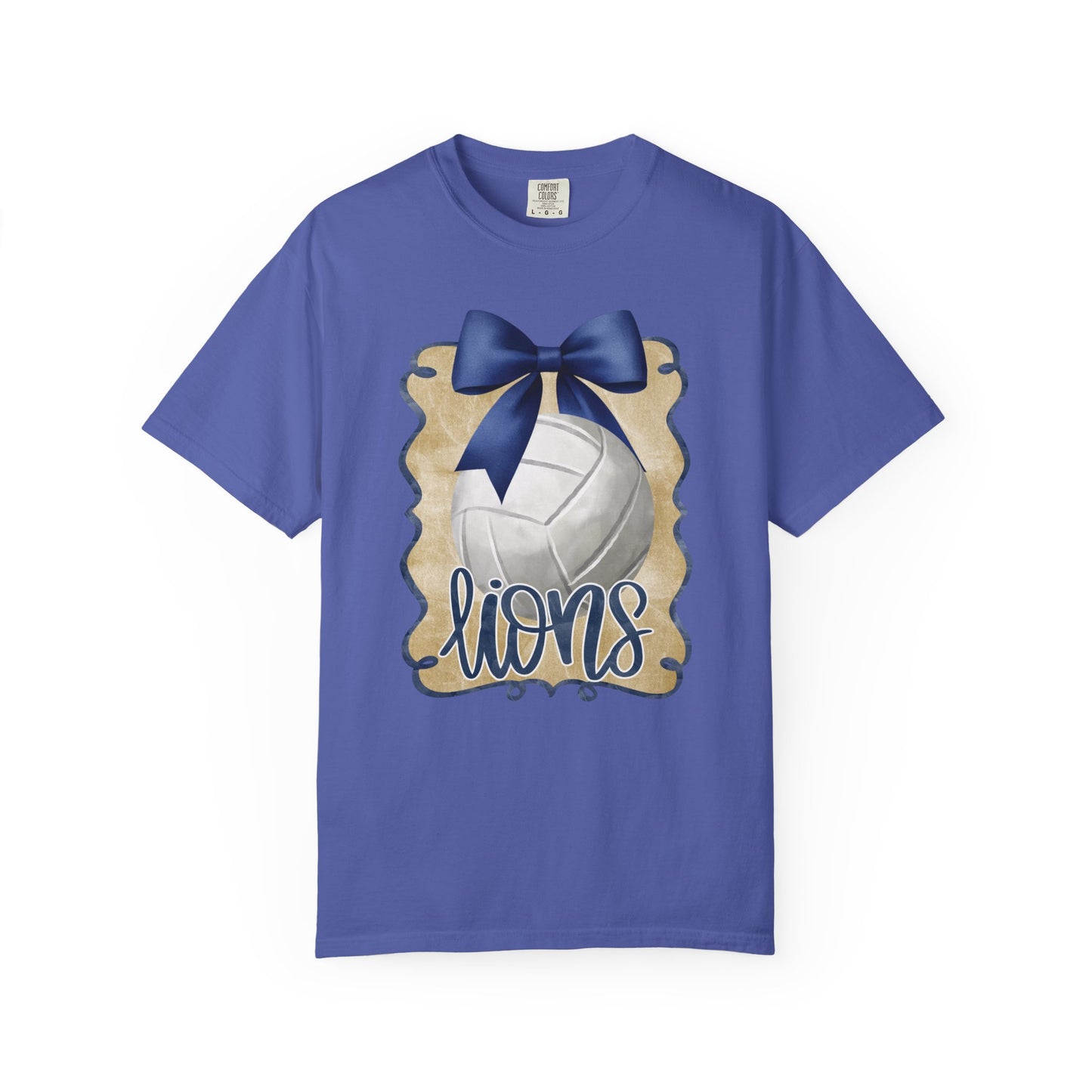 Adult Foley Lions Volleyball Tee - Comfort Colors
