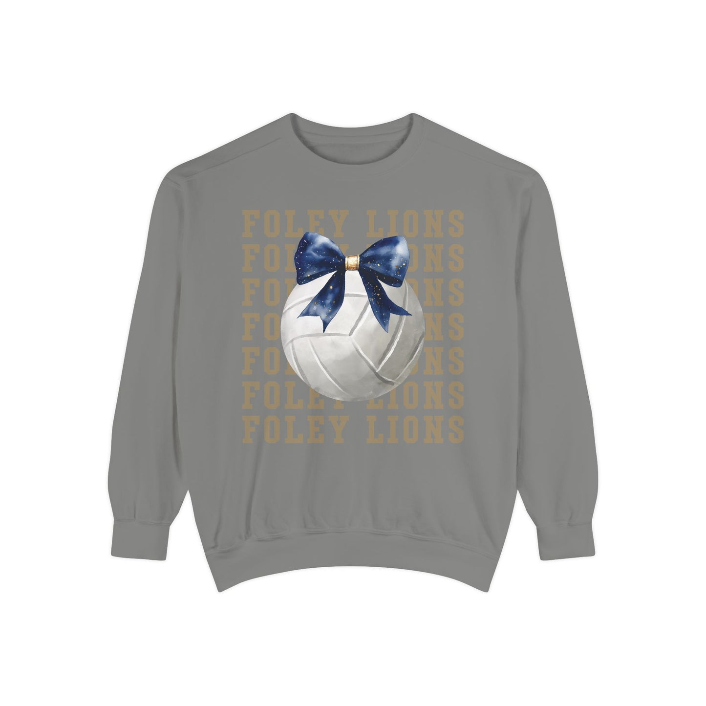 Foley Lions Volleyball Coquette Sweatshirt - Comfort Colors