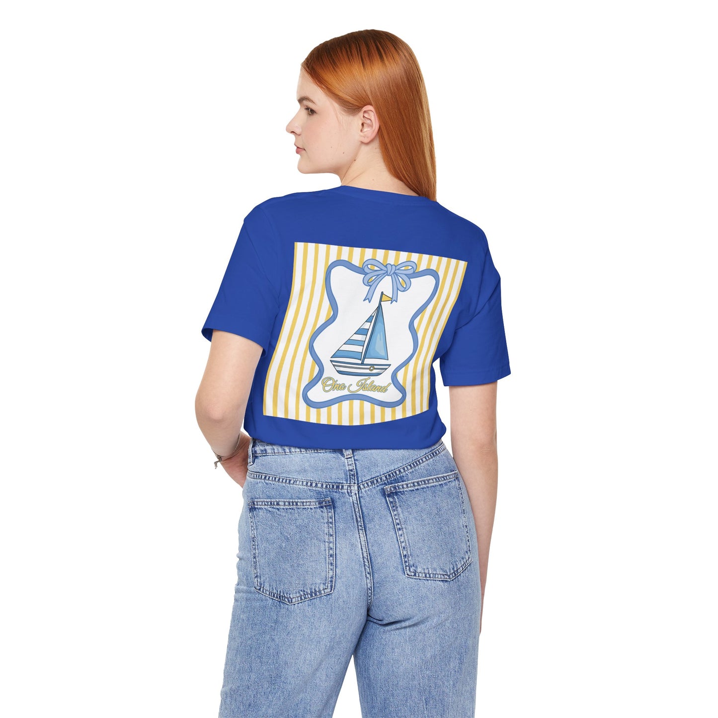 Adult Coquette Sailboat Tee - Bella Canvas