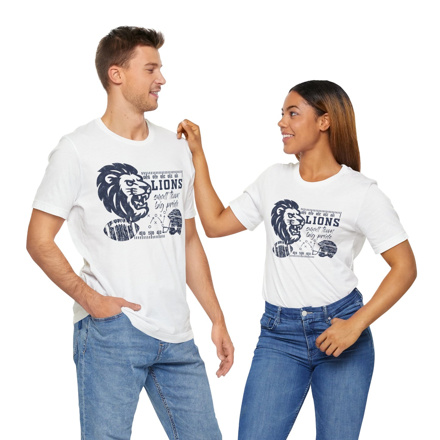 Lion Small Town Big Pride Tee - Bella Canvas