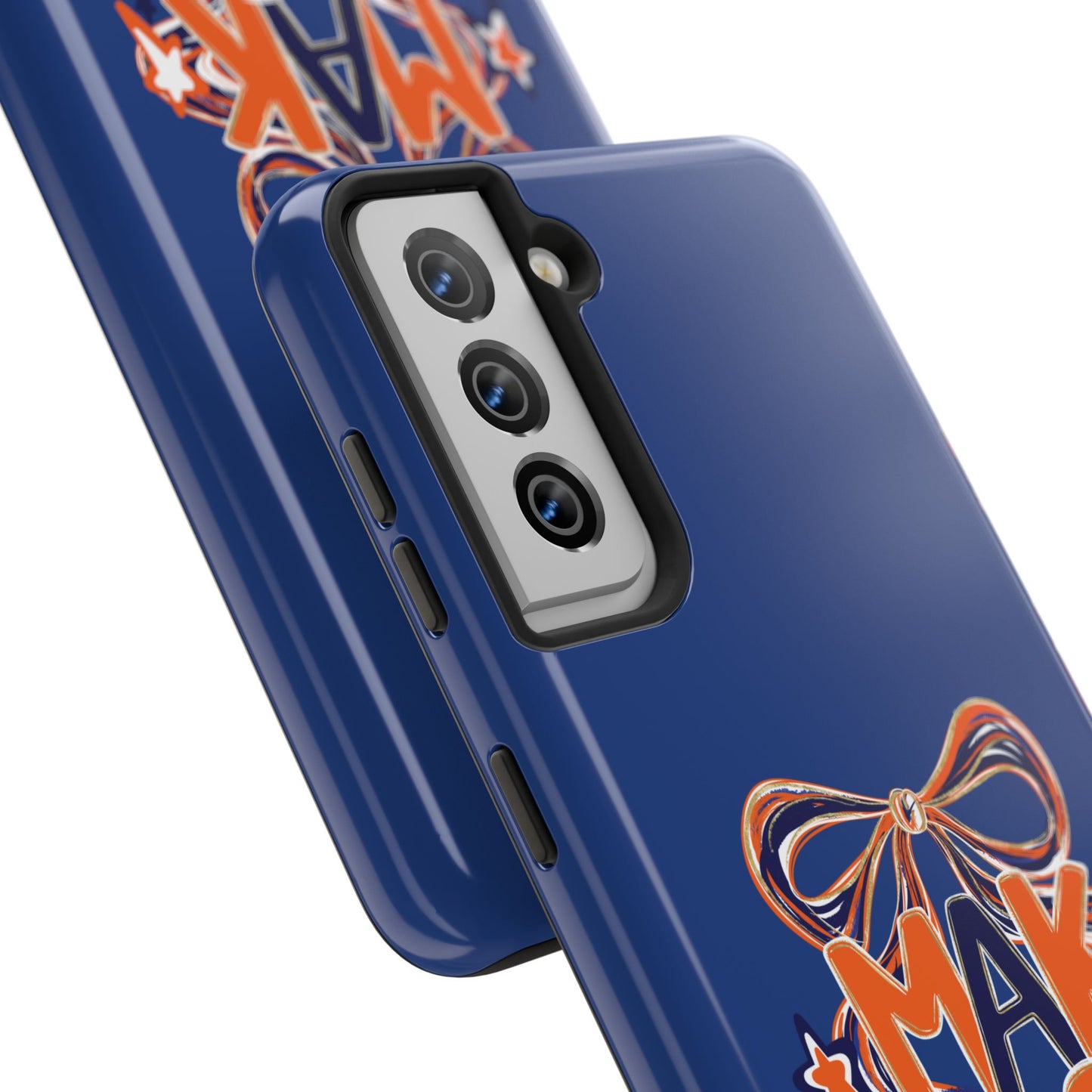 Makos Twirly Ribbon Iphone & Samsung Tough Phone Cases