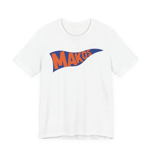 Adult Makos Pennant Unisex Jersey Tee - Bella Canvas