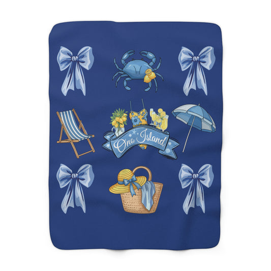 Coquette Ono Island Sherpa Fleece Blanket