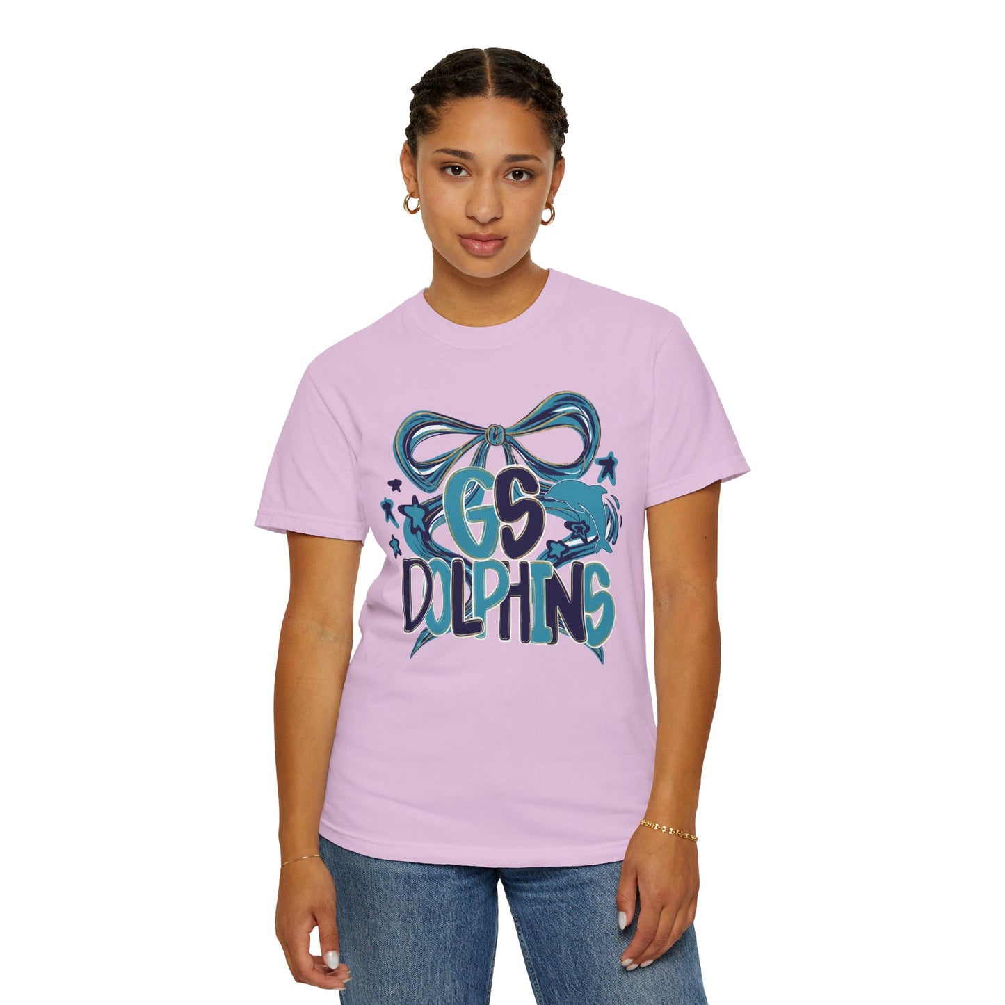Adult GS Dolphins Bow - Comfort Colors