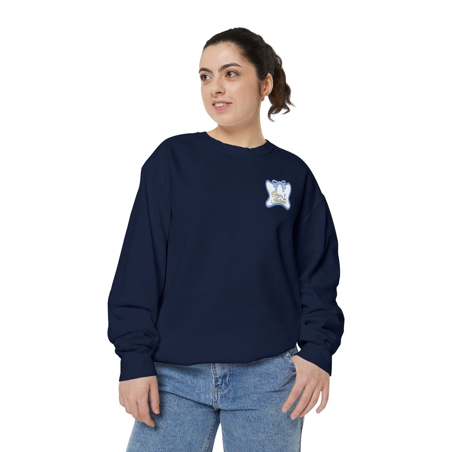 Adult Coquette Sailboat Sweatshirt - Comfort Colors