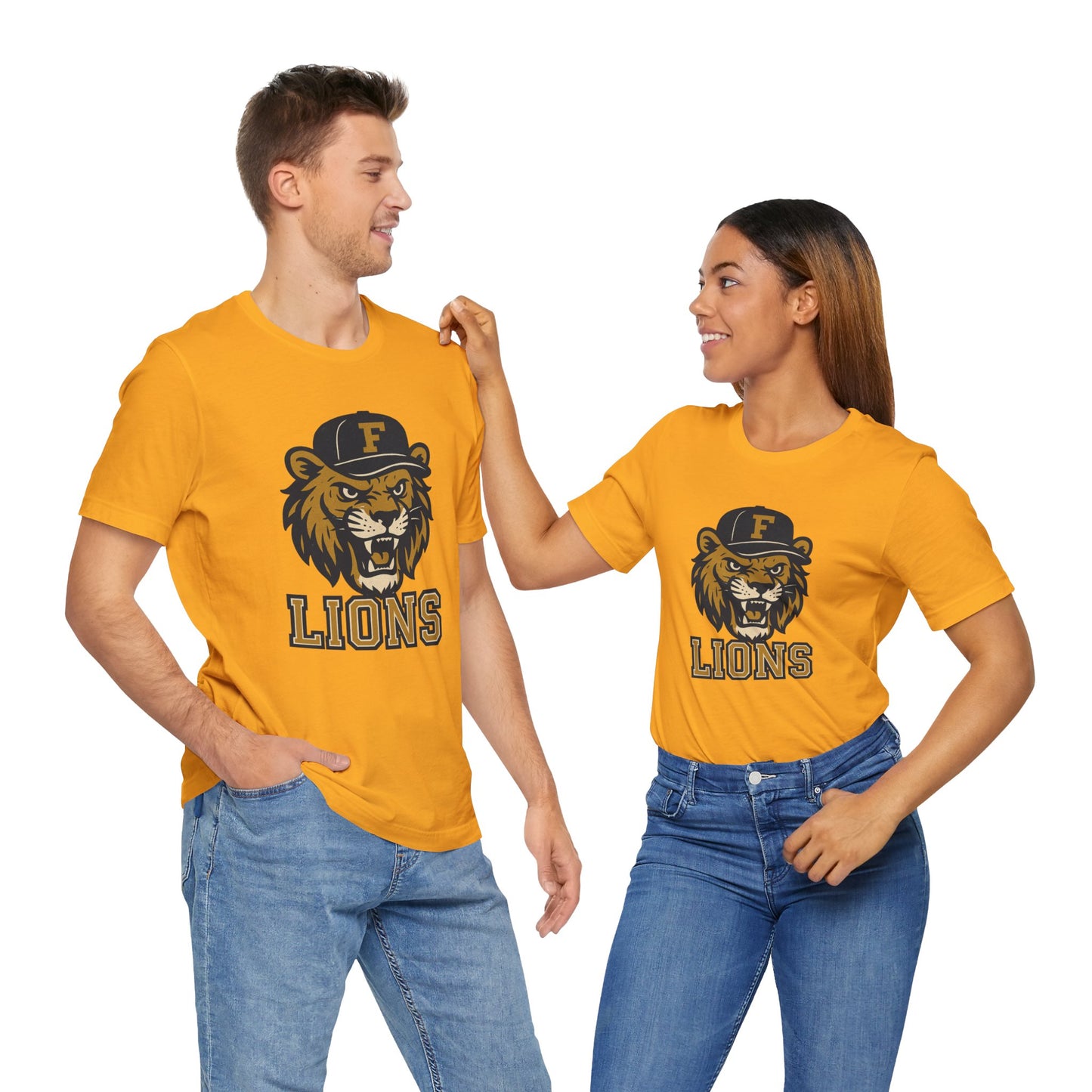 Adult Retro Roaring Lions Tee - Bella Canvas