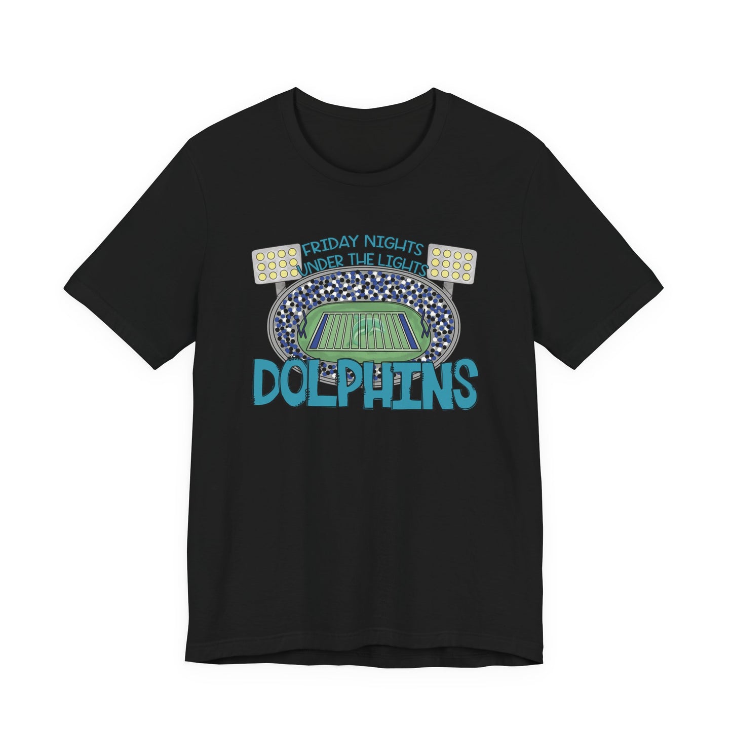 Adult Dolphins Friday Nights Under the Lights Tee