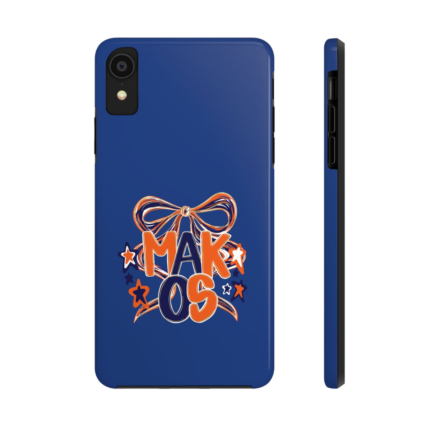 Makos Twirly Ribbon Iphone & Samsung Tough Phone Cases