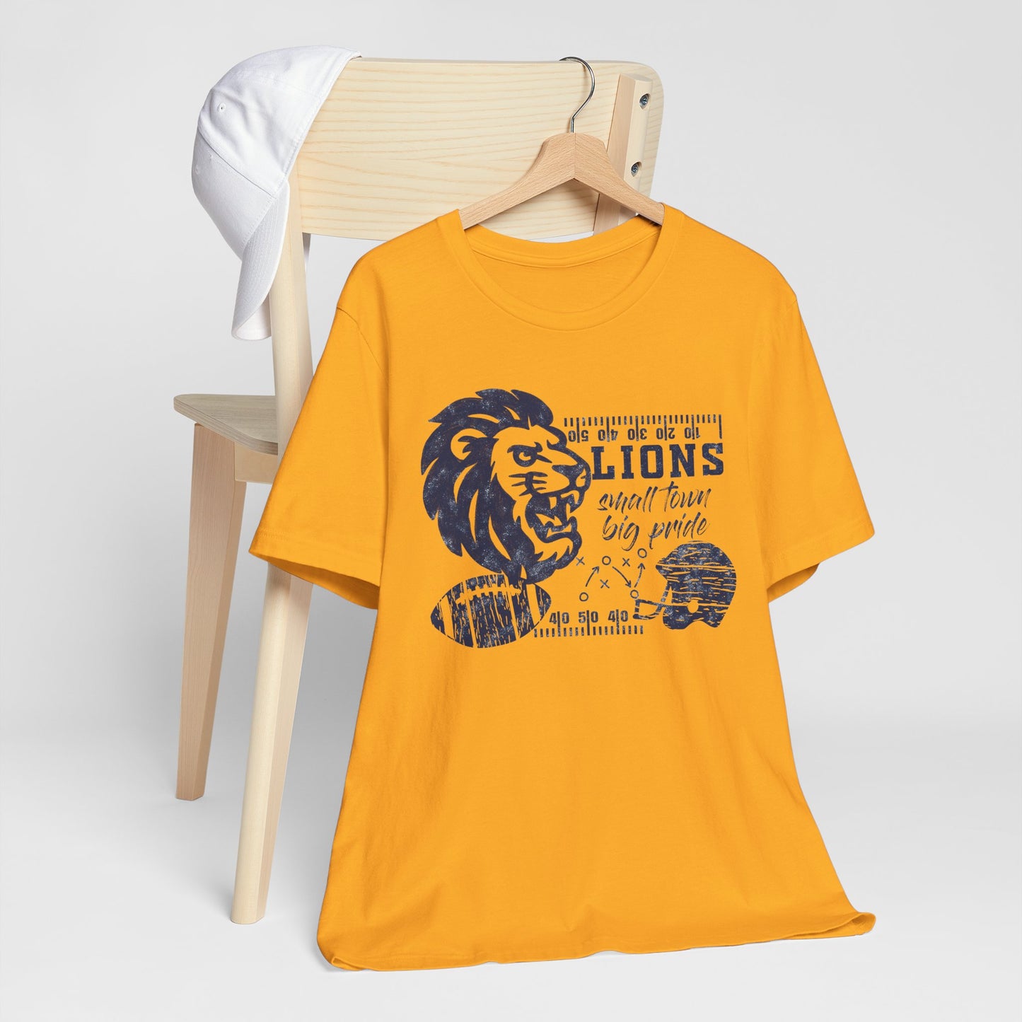Lion Small Town Big Pride Tee - Bella Canvas