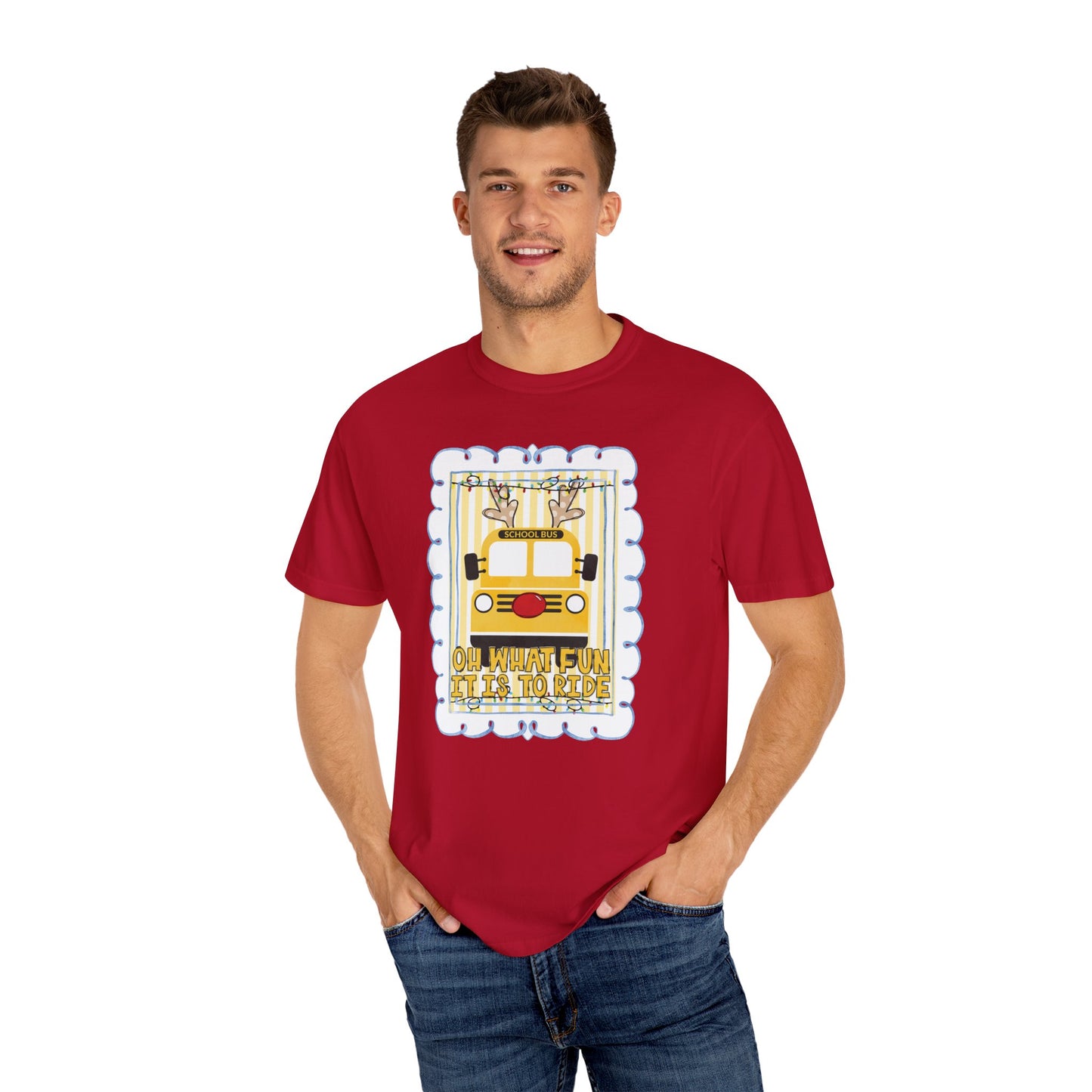 Christmas Bus Driver Tee - Comfort Colors