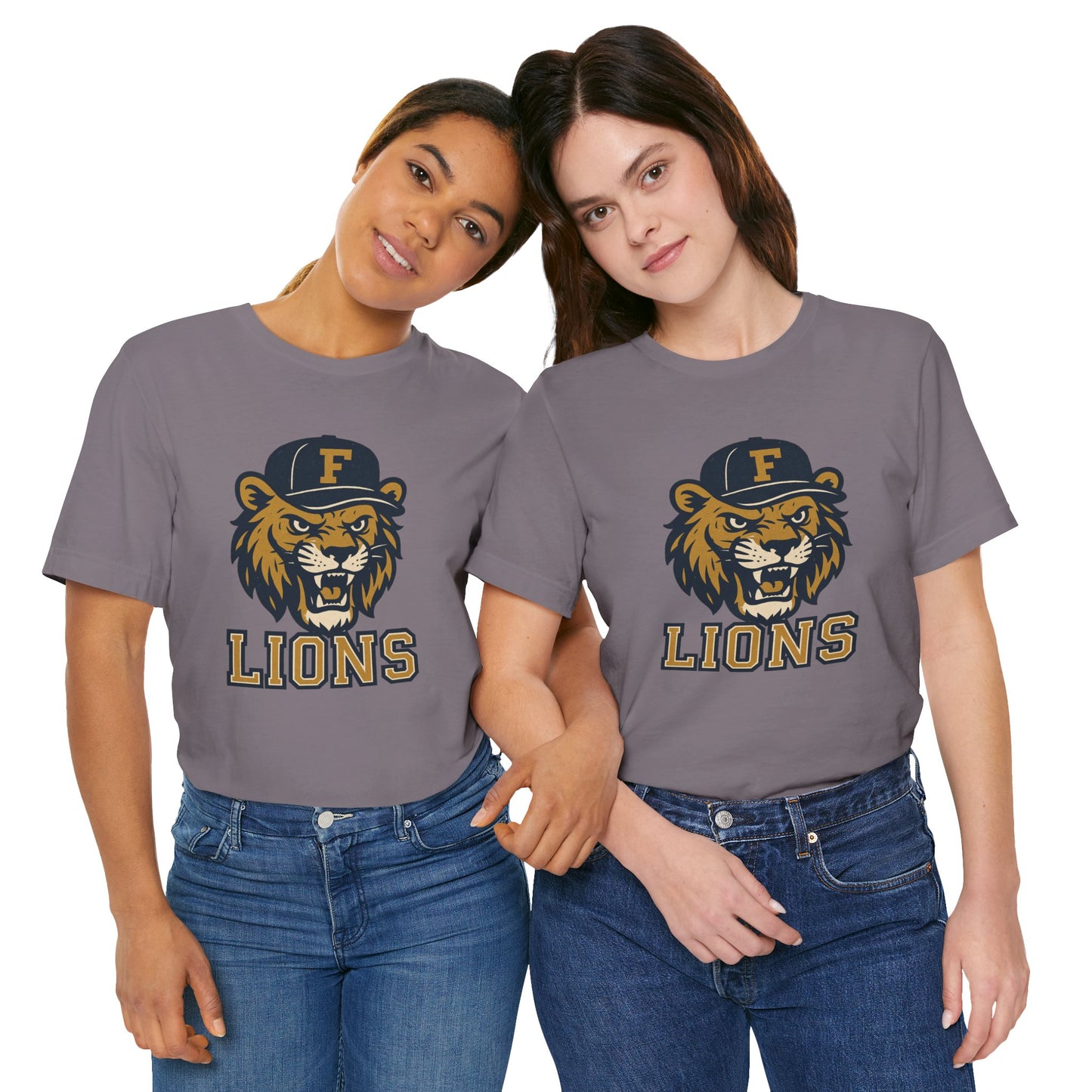 Adult Retro Roaring Lions Tee - Bella Canvas