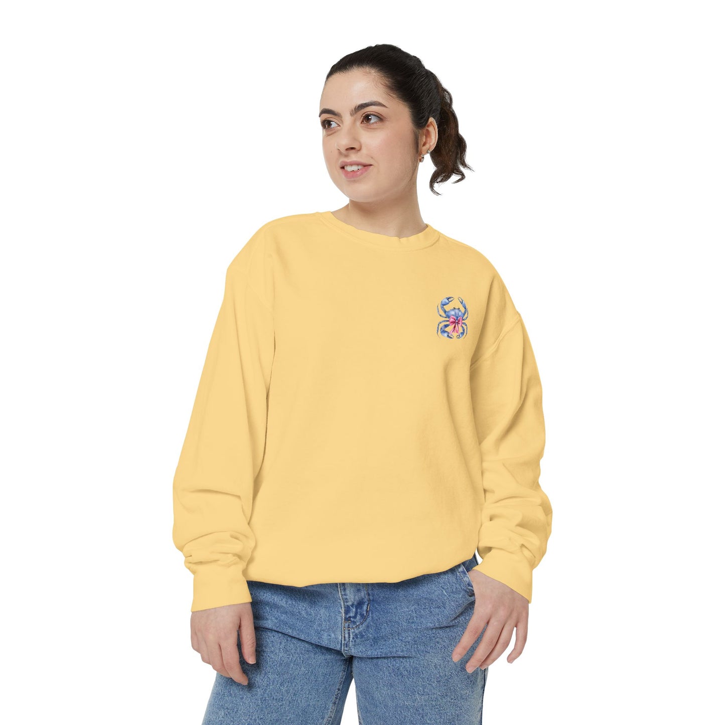 Adult Ono Island Preppy Crab Sweatshirt - Comfort Colors