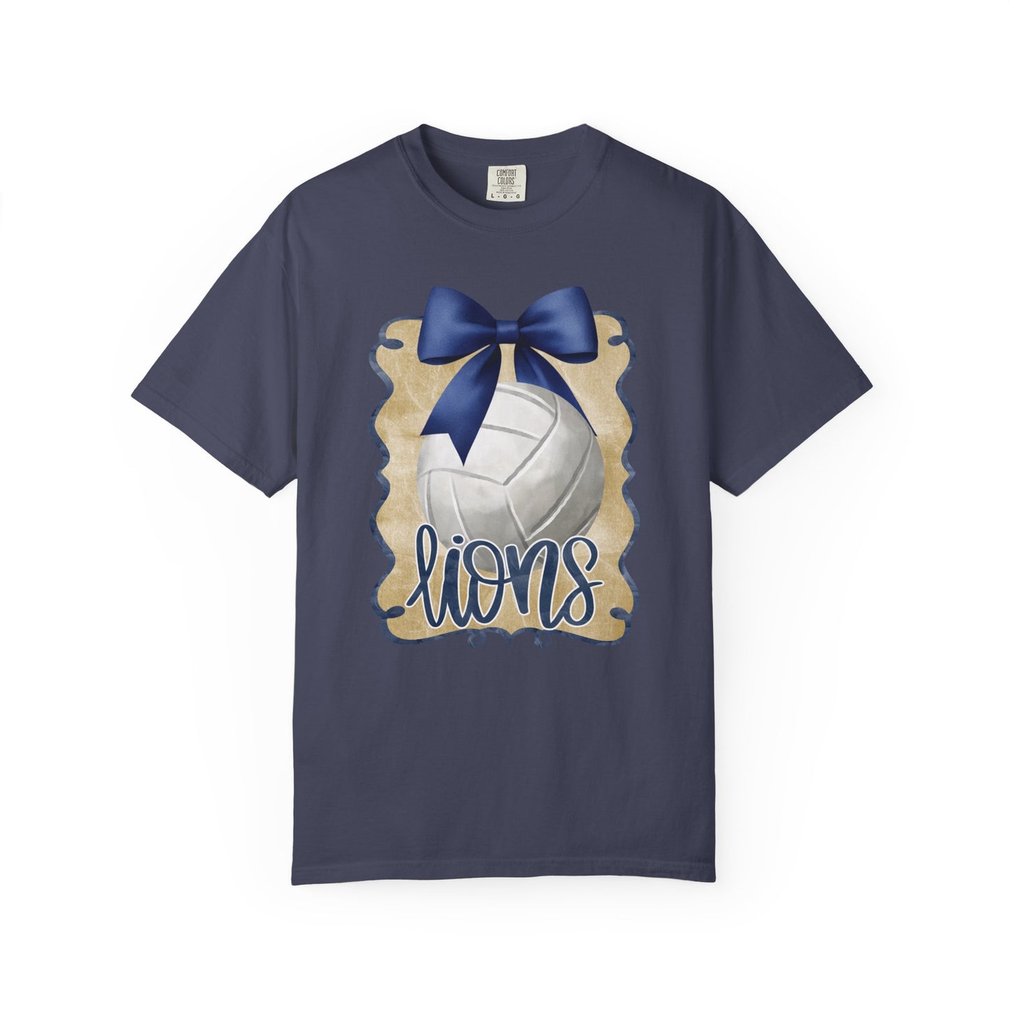 Adult Foley Lions Volleyball Tee - Comfort Colors