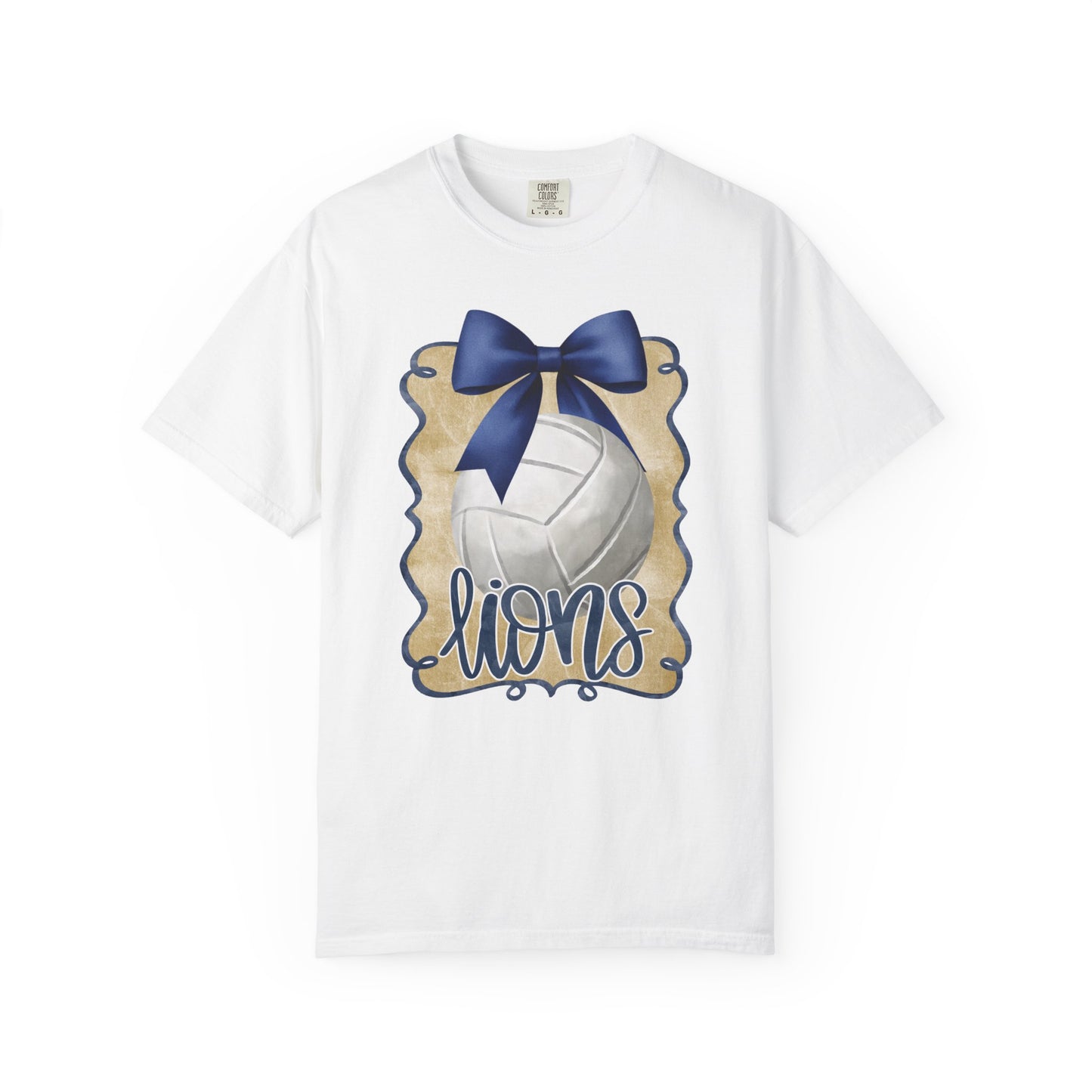 Adult Foley Lions Volleyball Tee - Comfort Colors
