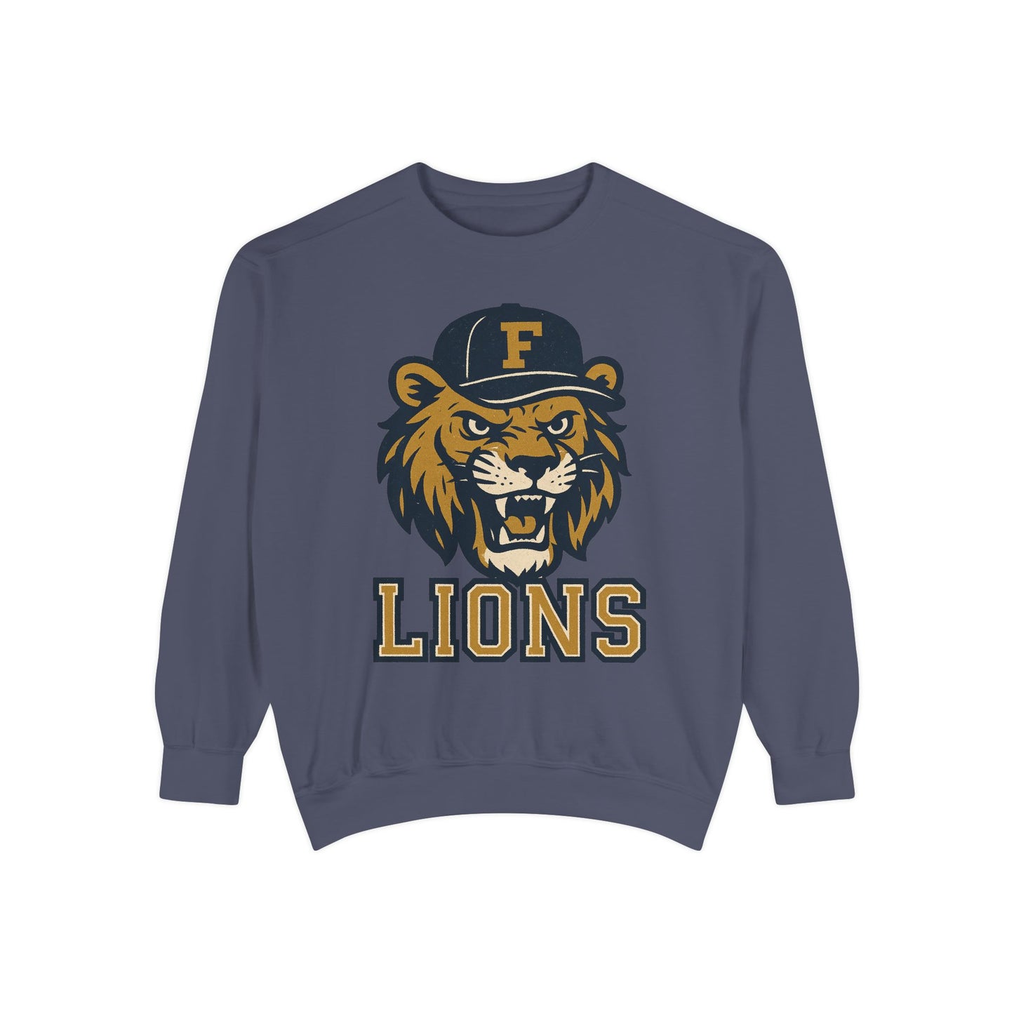 Adult Retro Roaring Lions Sweatshirt - Comfort Colors