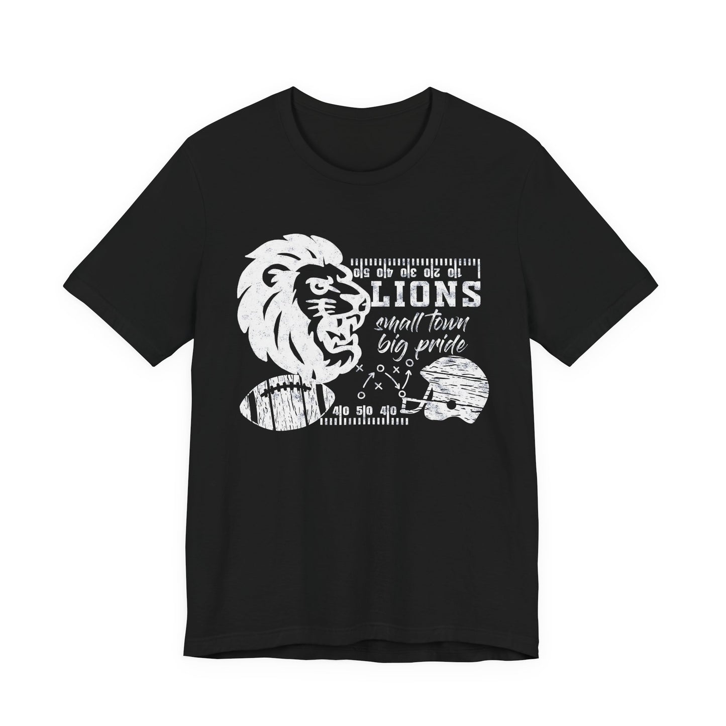 Lion Small Town Big Pride Tee - Bella Canvas