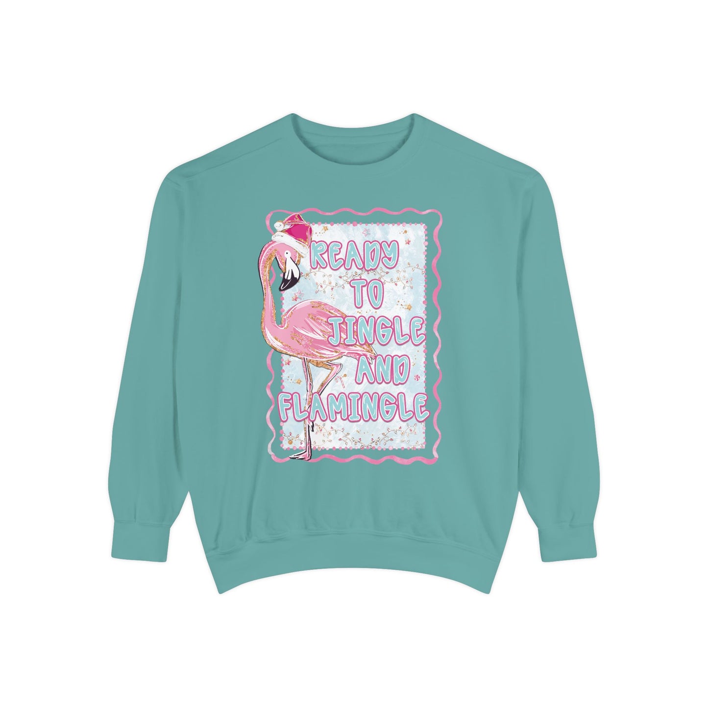 Flamingo Jingle & Flamingle Christmas Sweatshirt