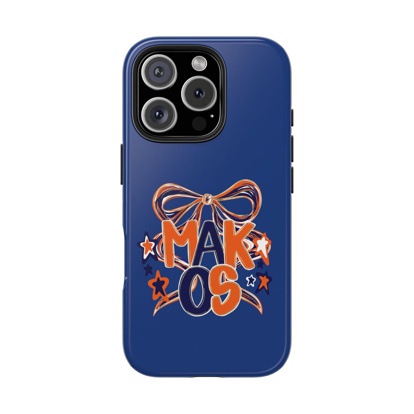 Makos Twirly Ribbon Iphone & Samsung Tough Phone Cases