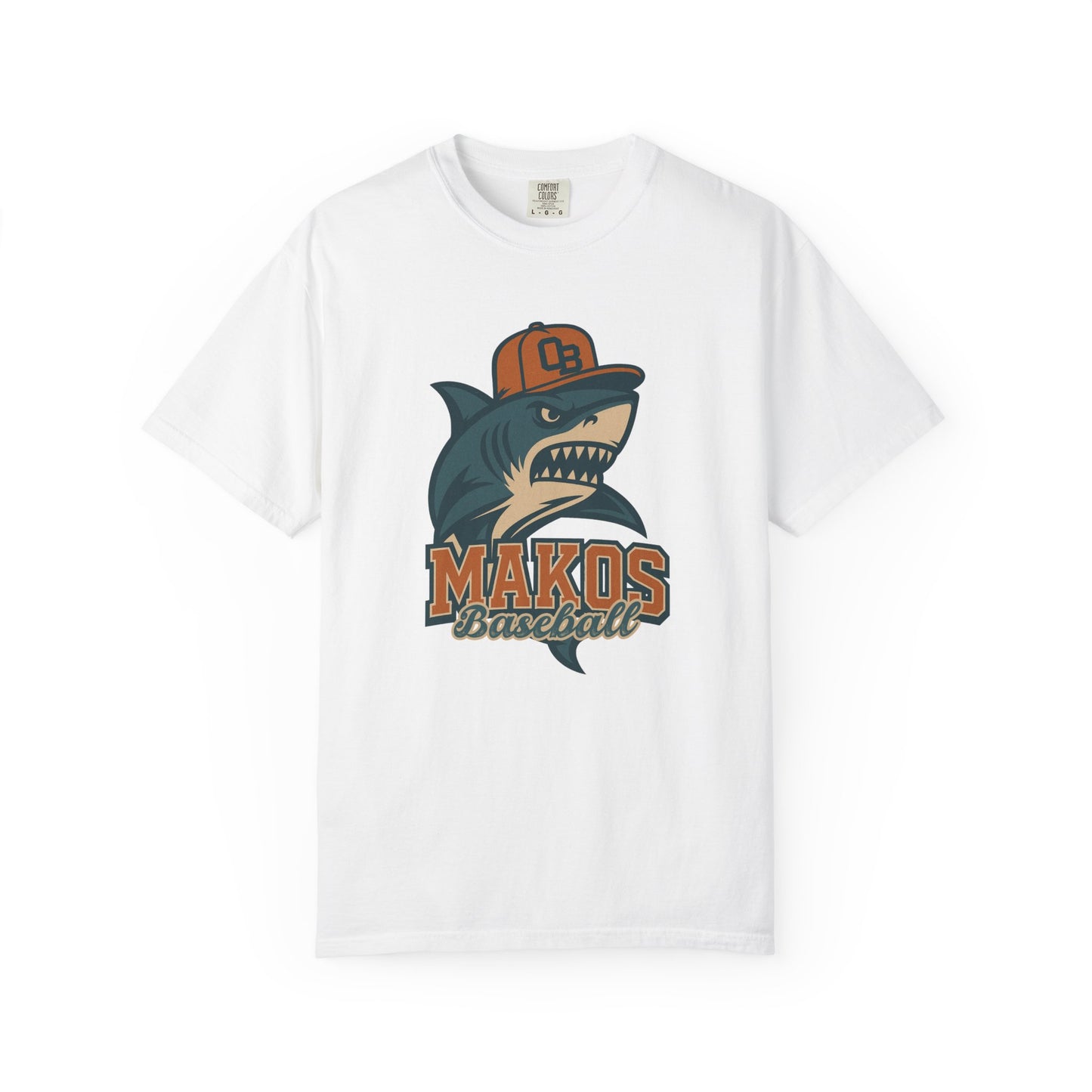 Adult Makos Baseball T-shirt - Comfort Colors